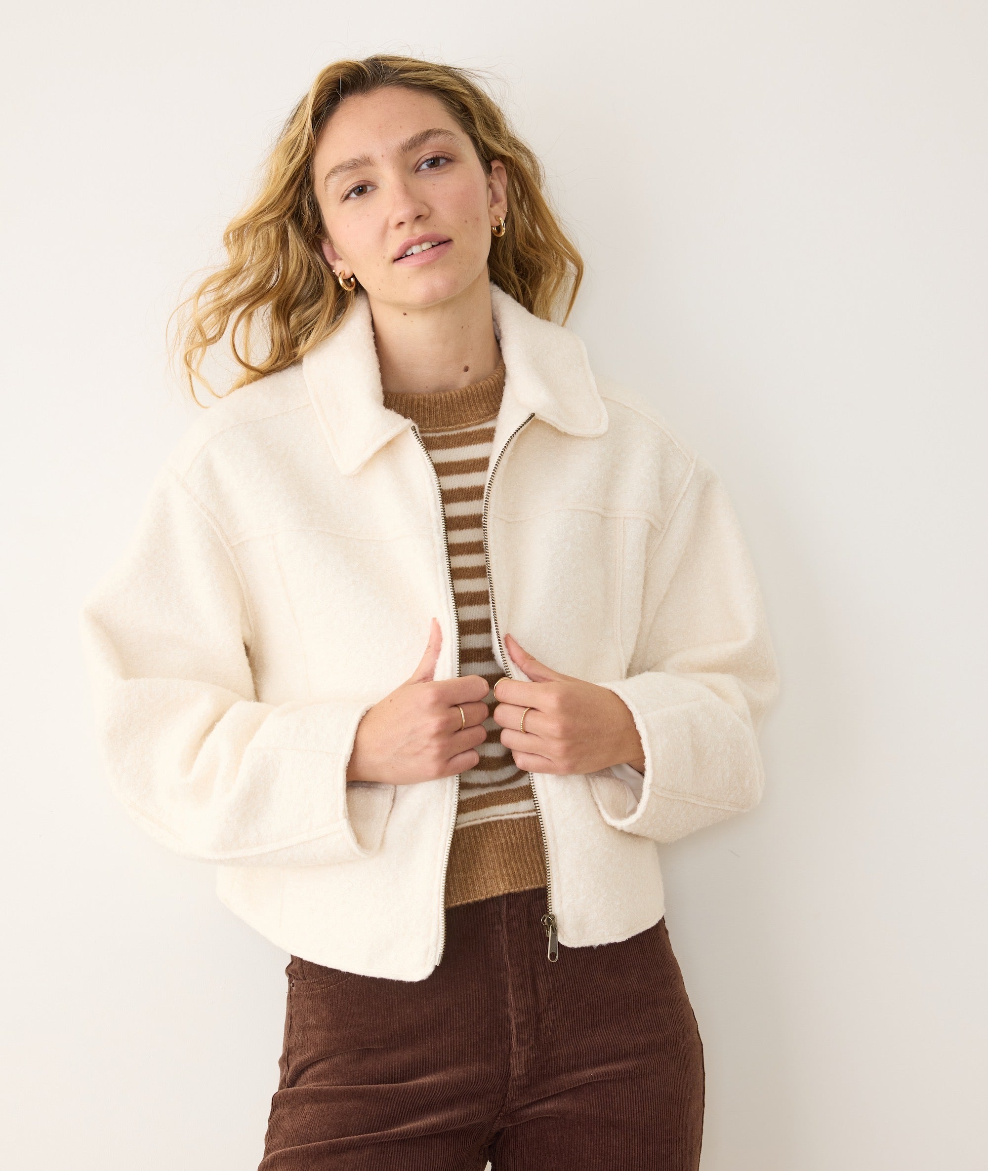 Sloane Bouclé Crop Jacket