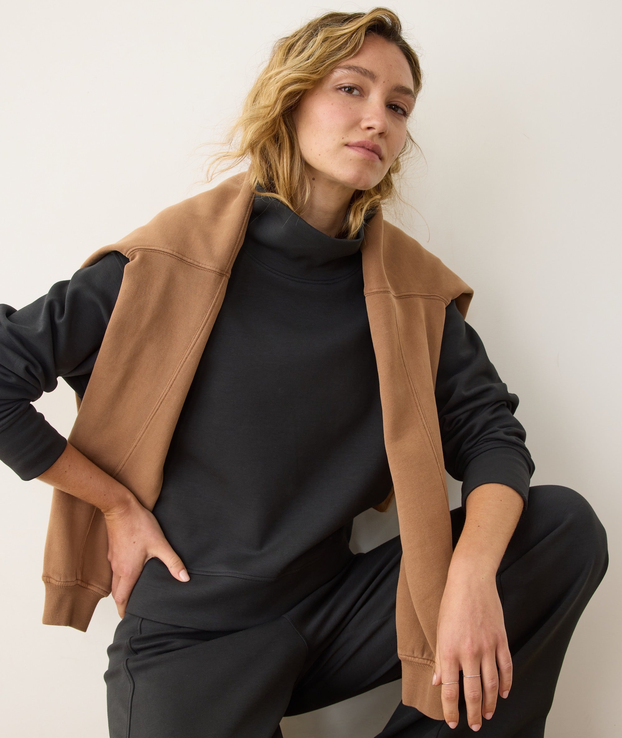 Nova Mock Neck Sweatshirt