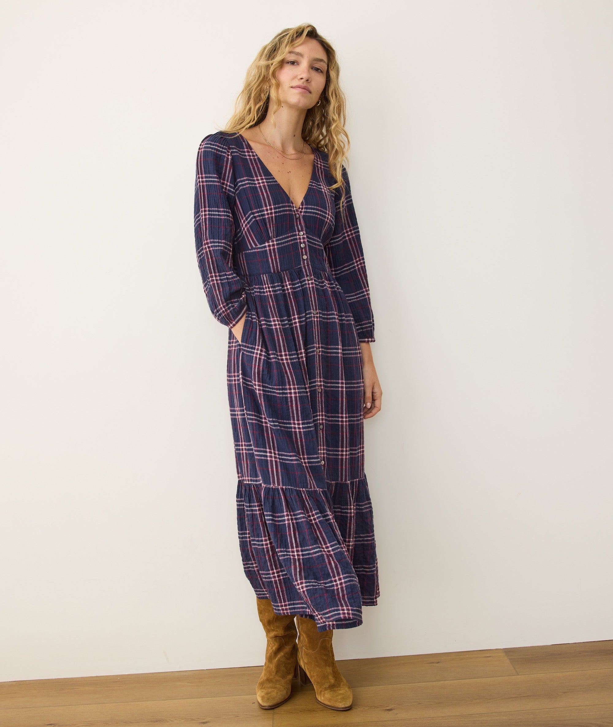 Maeve Midi Dress Marine Layer Maeve Midi Dress Marine Layer