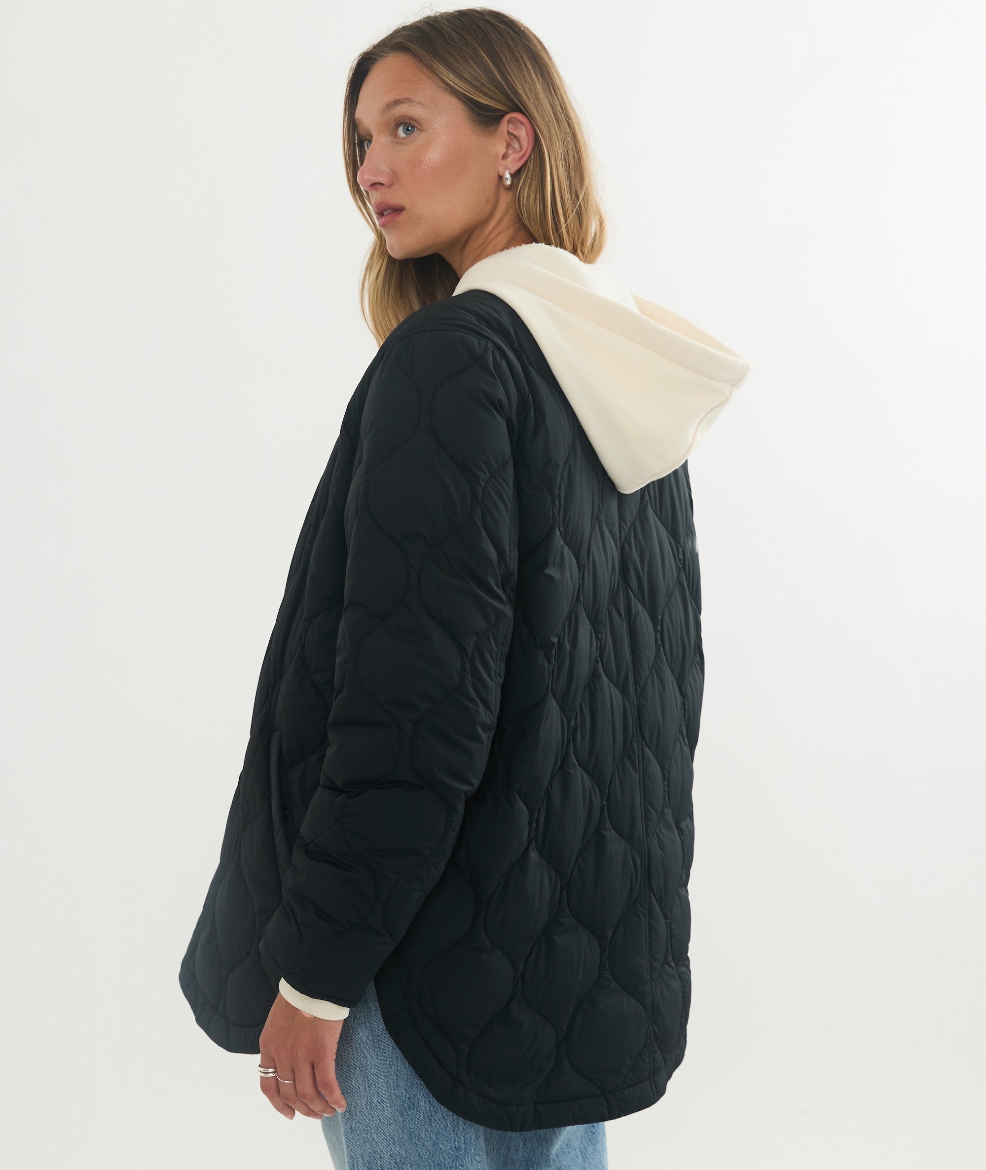 Thin quilted coat outlet