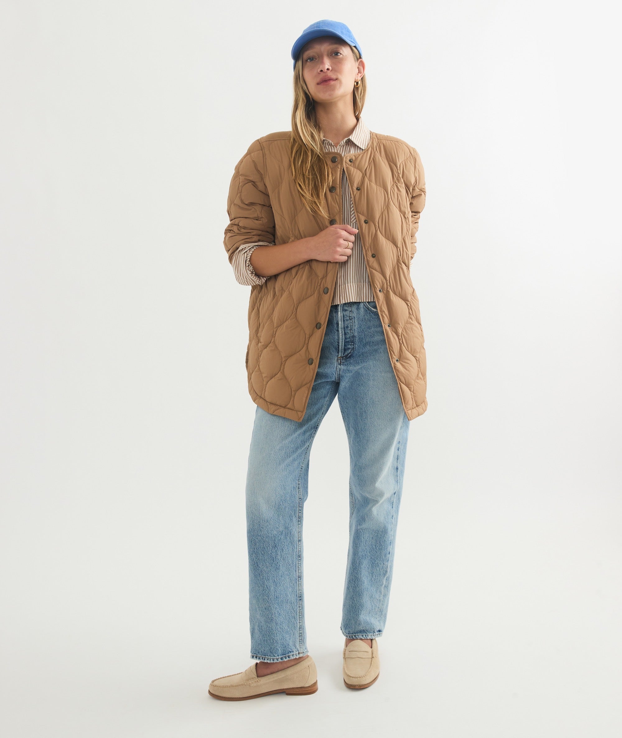 Calista Lightweight Quilted Jacket Marine Layer