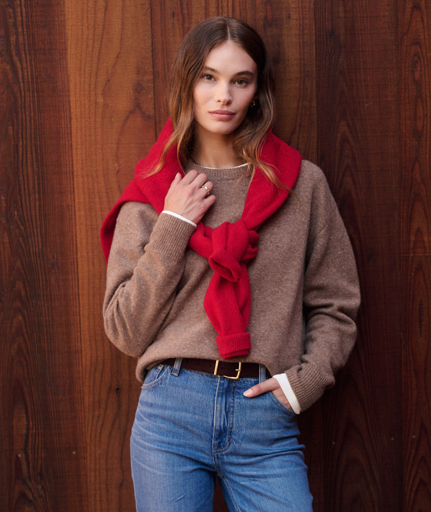Coastal Merino Crewneck Sweater