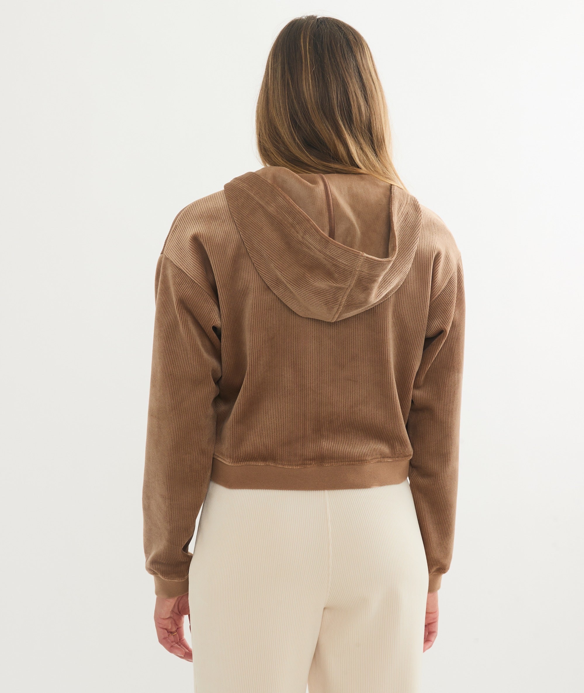 Velour cropped zip up hoodie shop