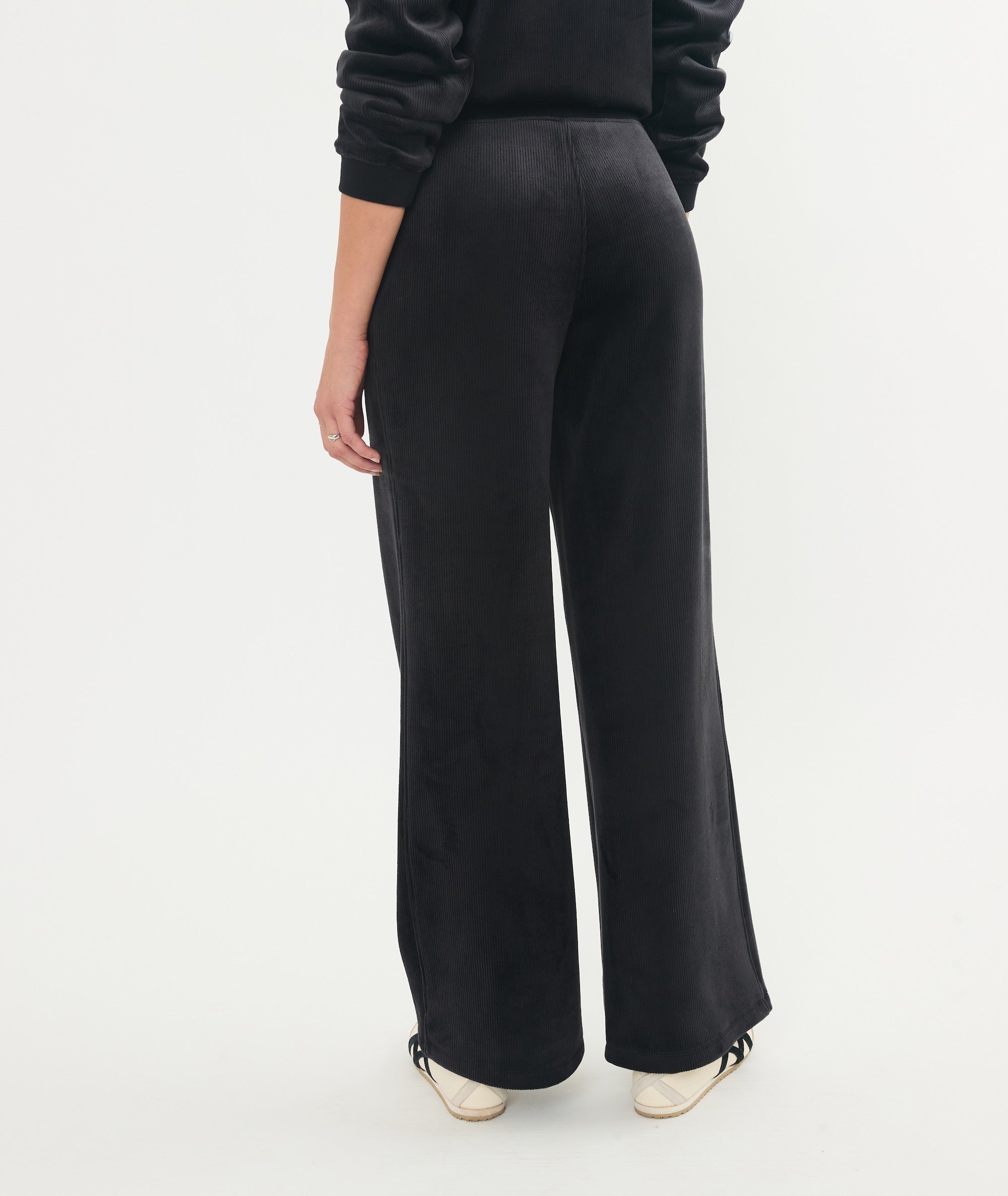 Cord Velour Wide Leg Pant