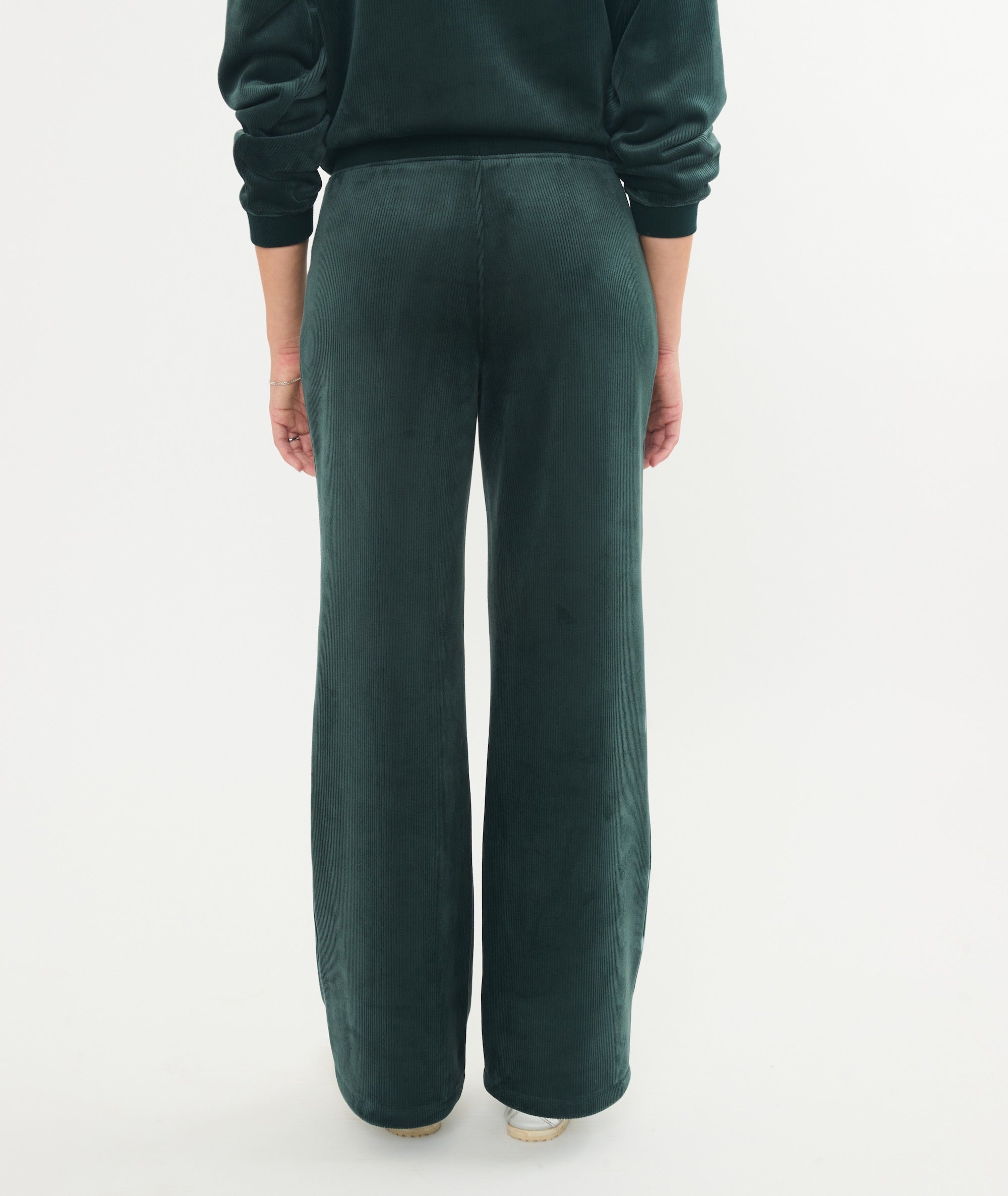 Cord Velour Wide Leg Pant