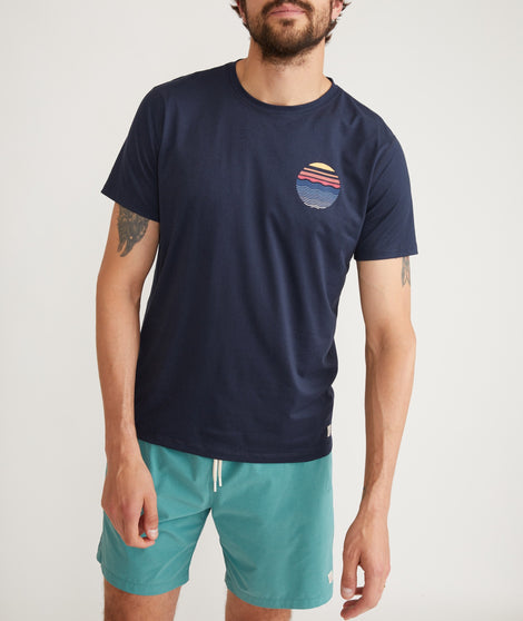 Re-Spun Sport Crew Graphic Tee