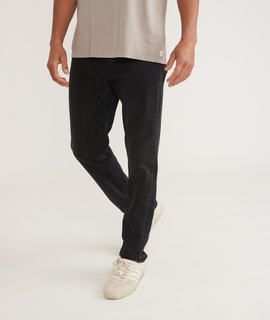 5 Pocket Denim Slim Straight Pant