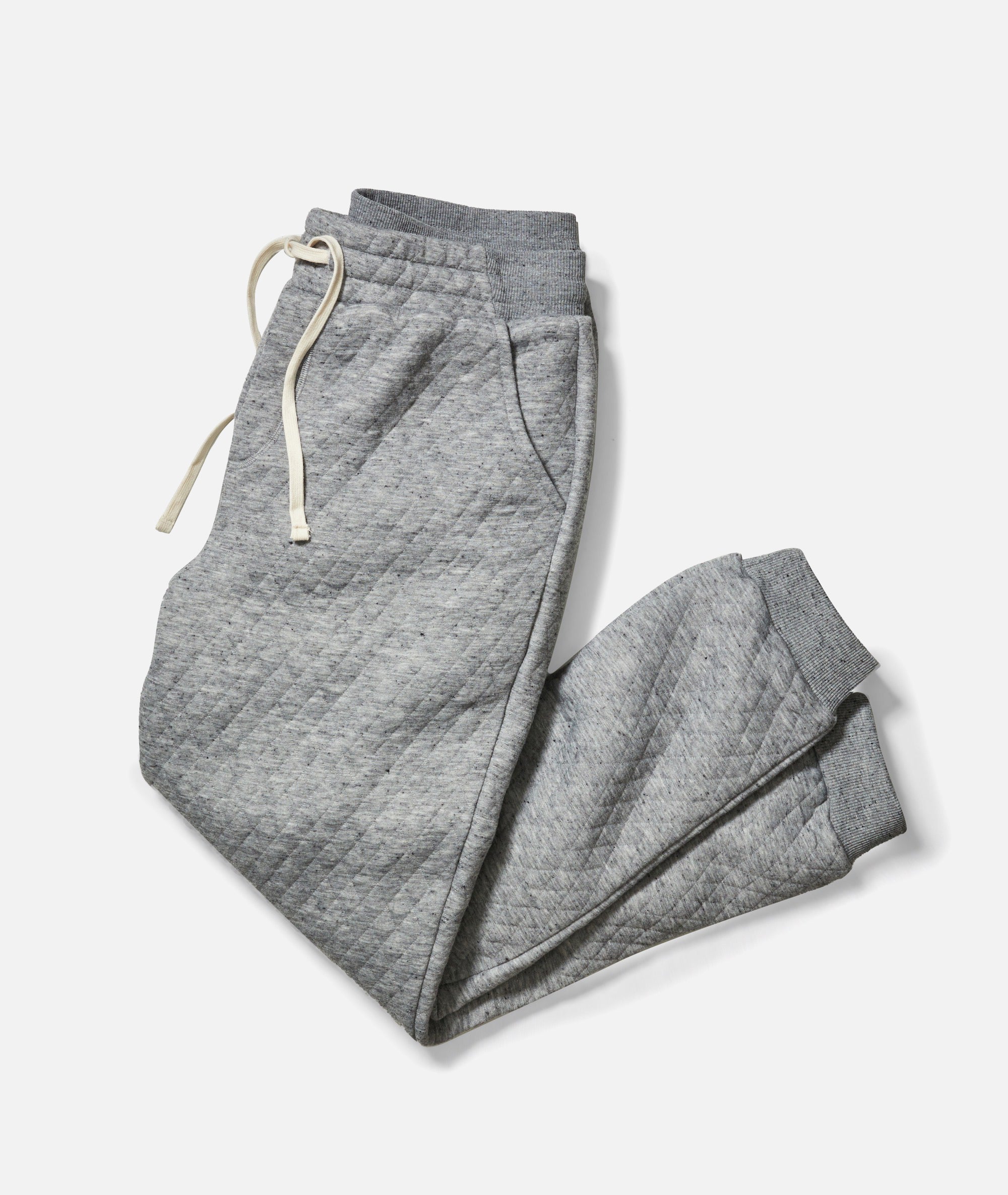 Marine Layer Corbet Quilted Jogger Men s Grey Heather S