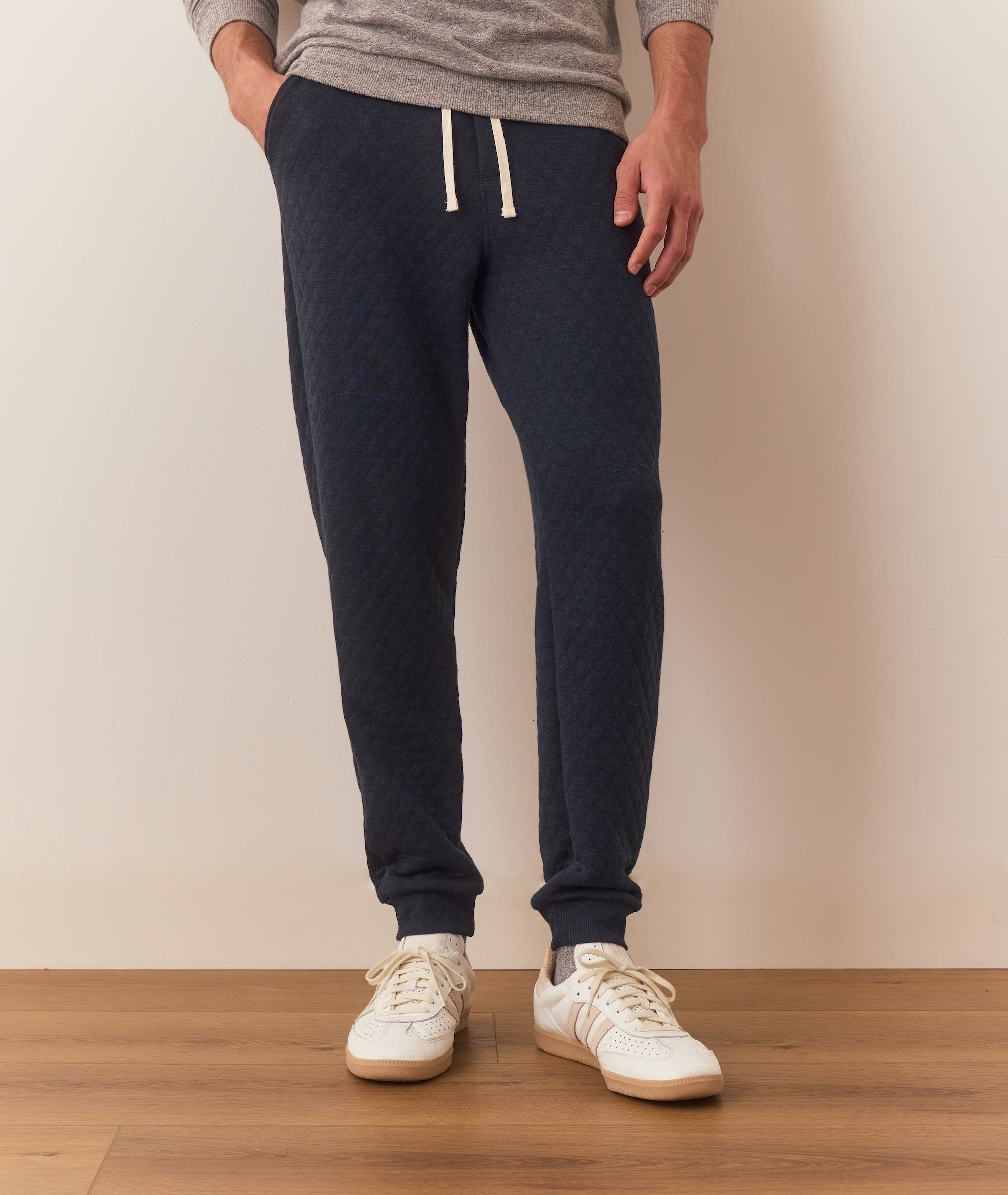 Mens quilted sweatpants discount