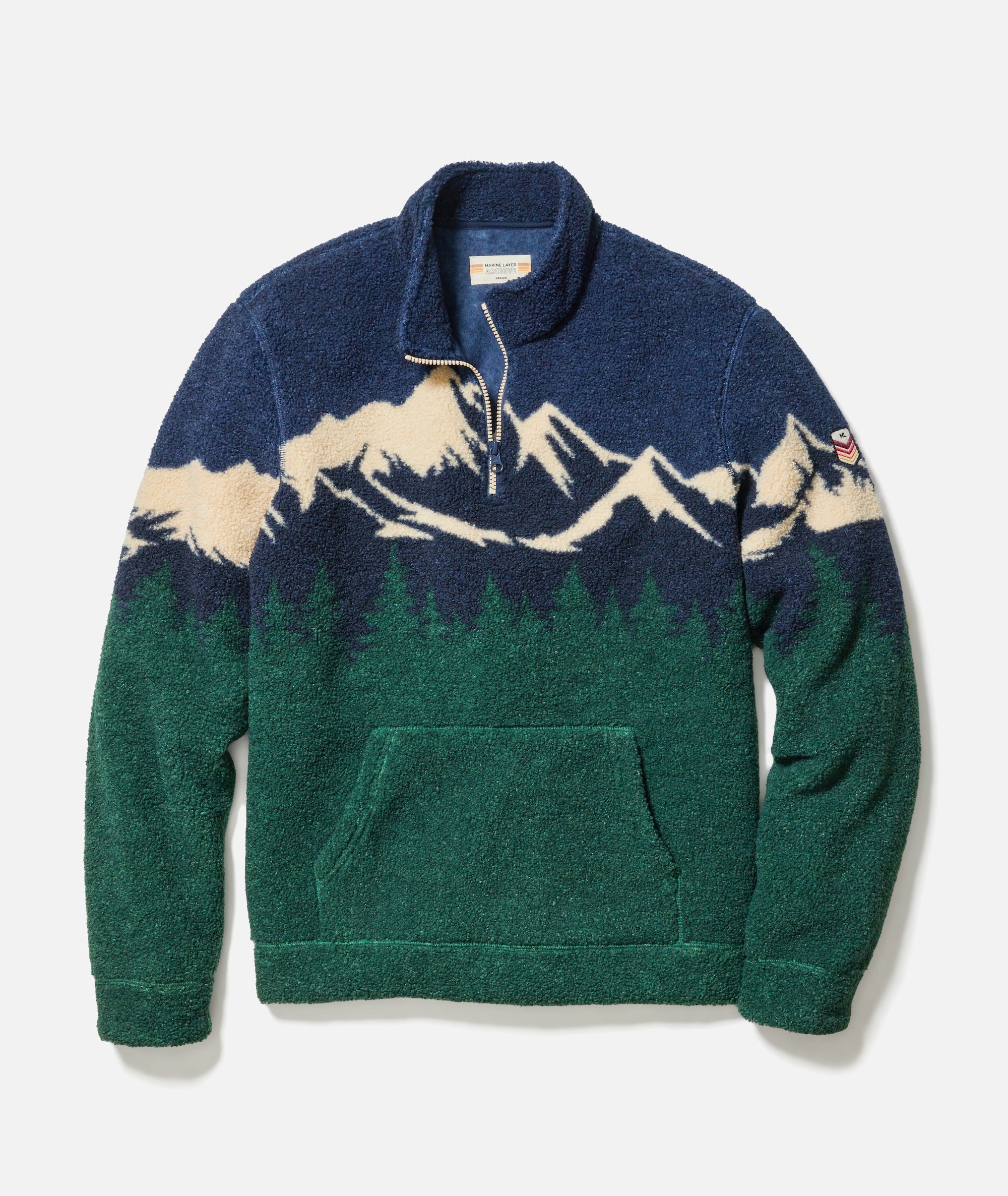 Teal sherpa pullover discount