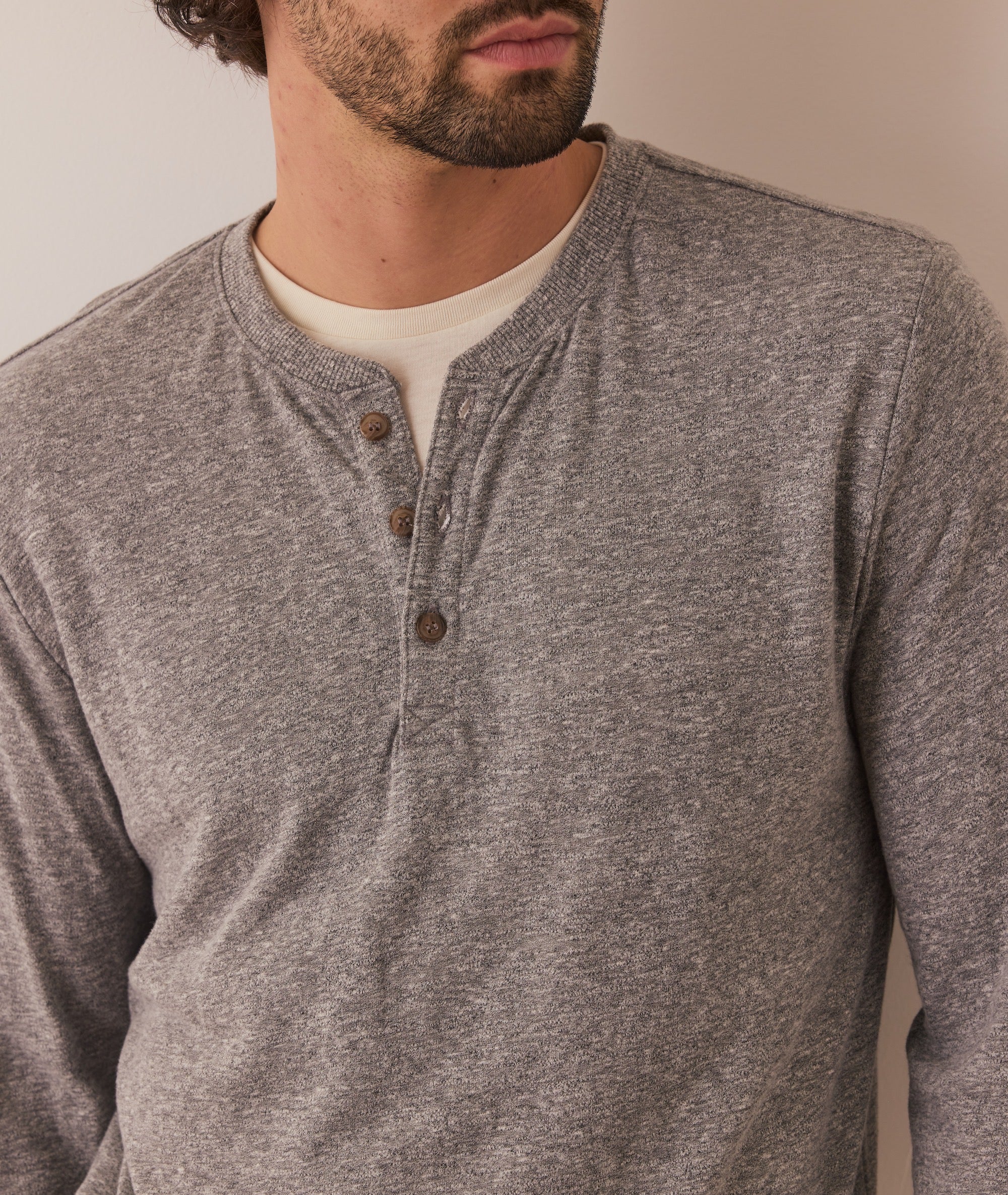 Double Knit Henley