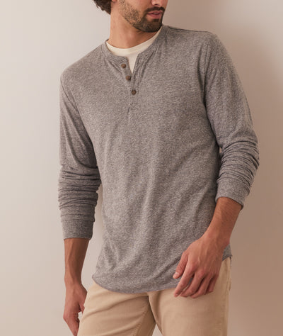 Double Knit Henley