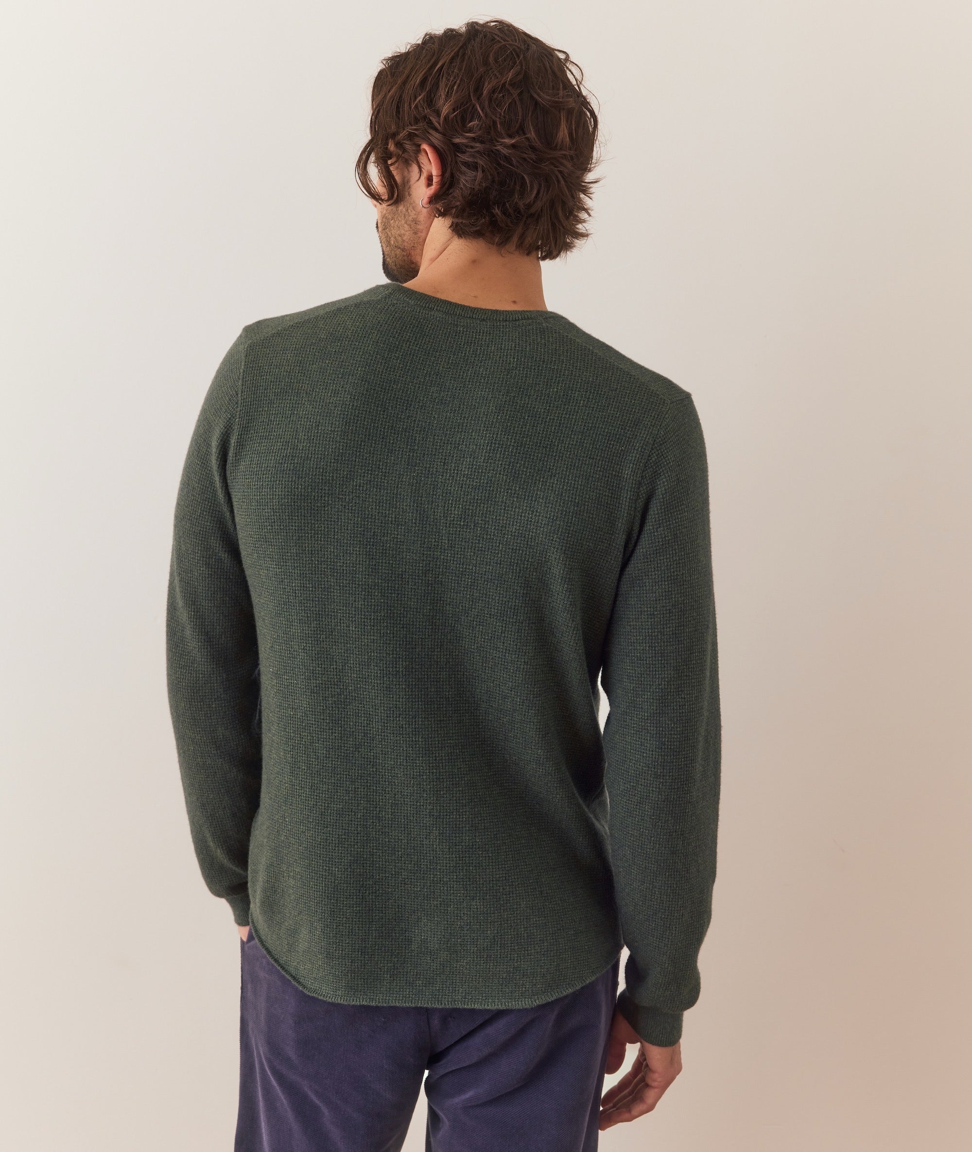 Merino Blend Sweater Henley