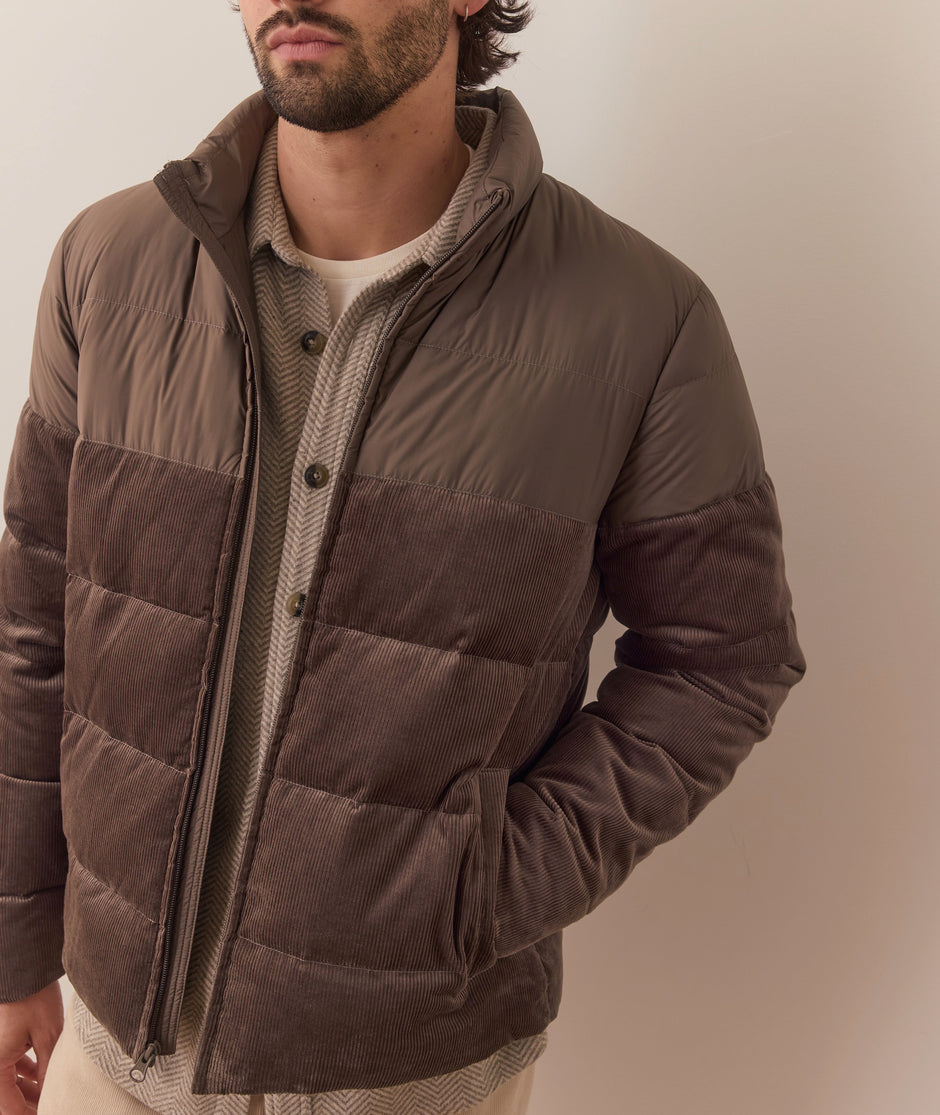 Miles Corduroy Puffer Jacket