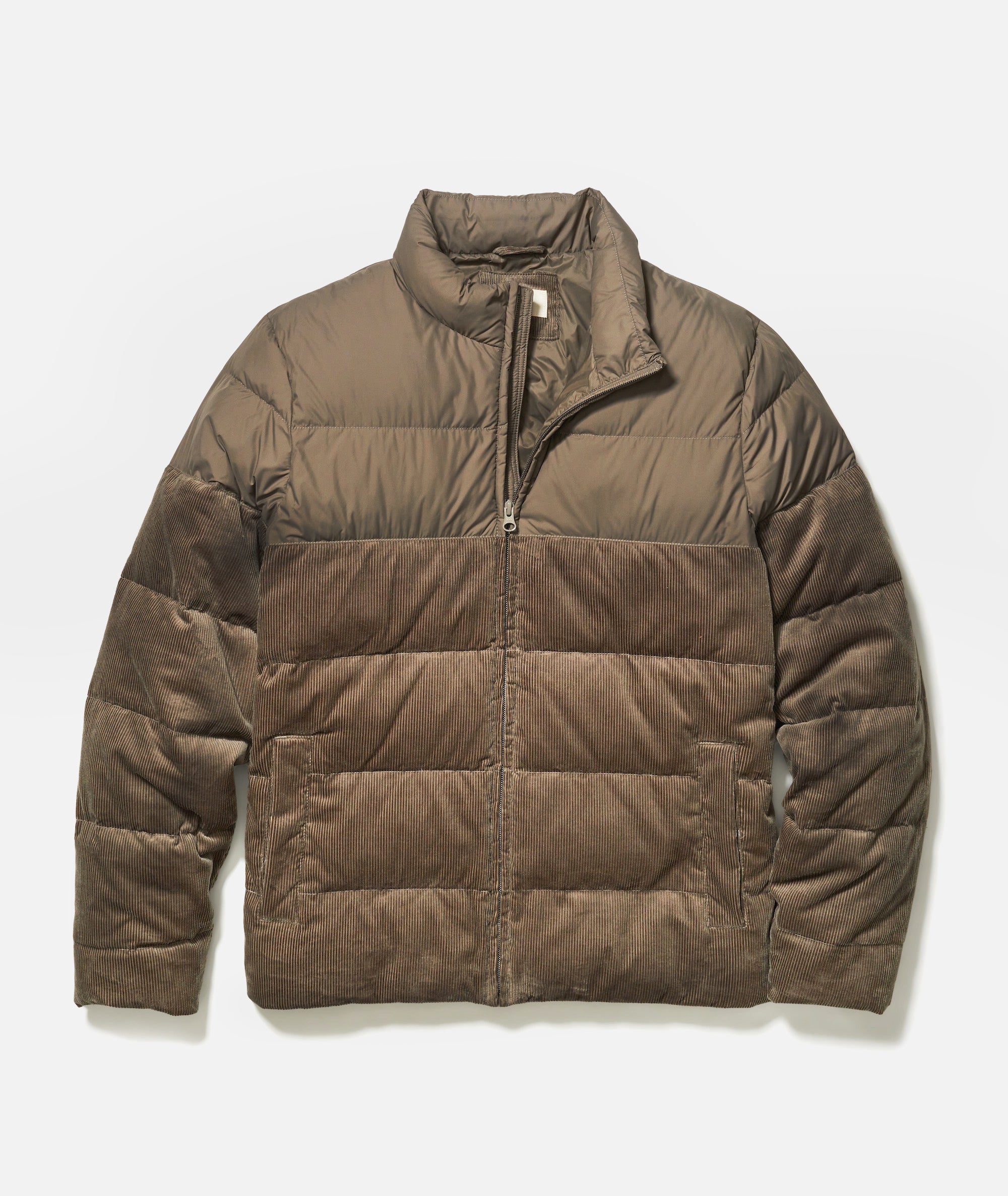 Miles Corduroy Puffer Jacket Marine Layer
