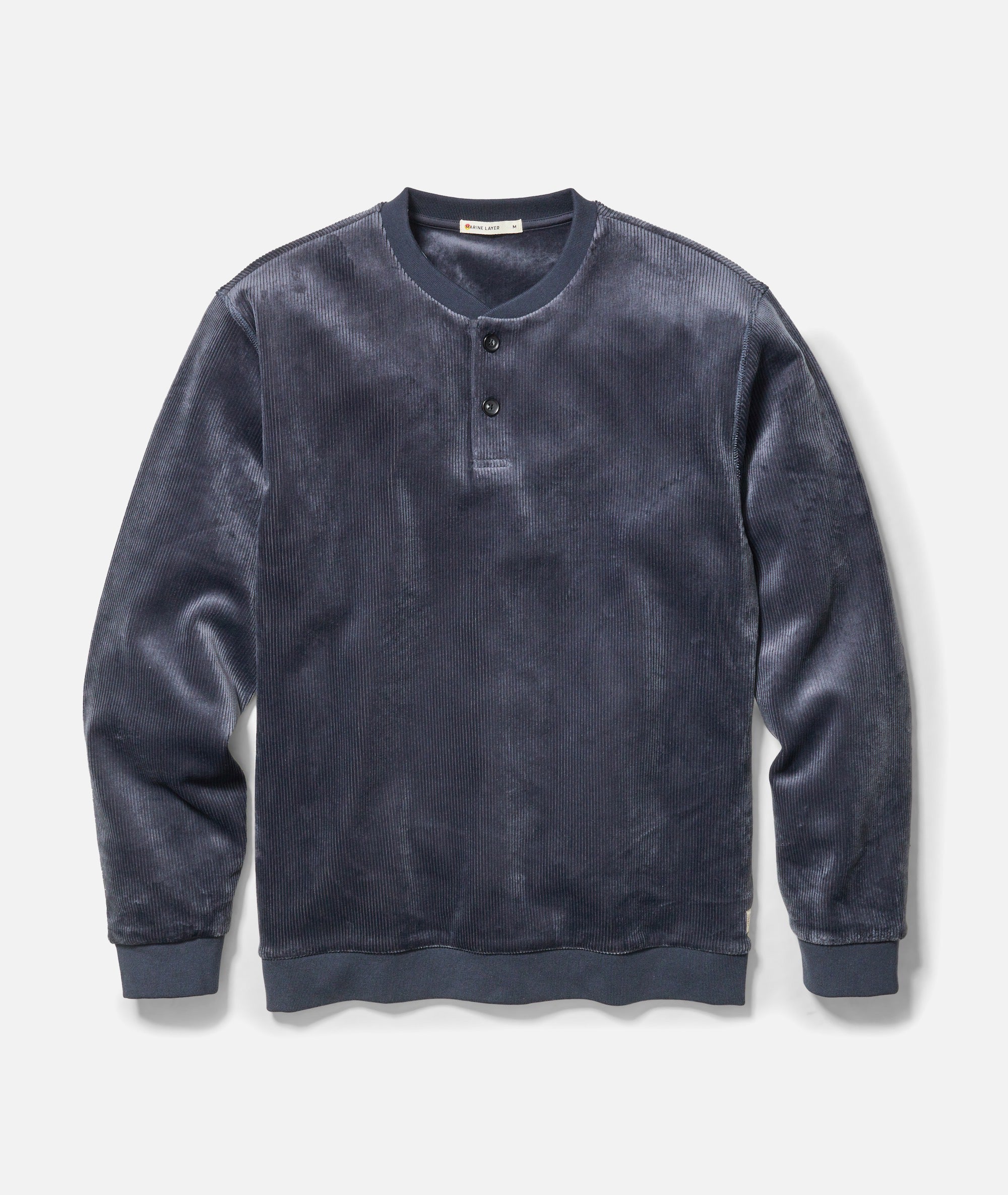 Cord Velour Henley