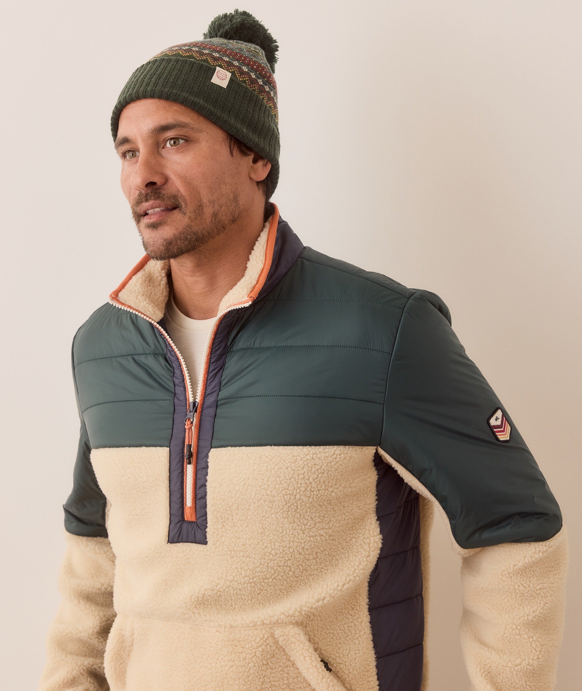 Archive Fair Isle Pom Beanie