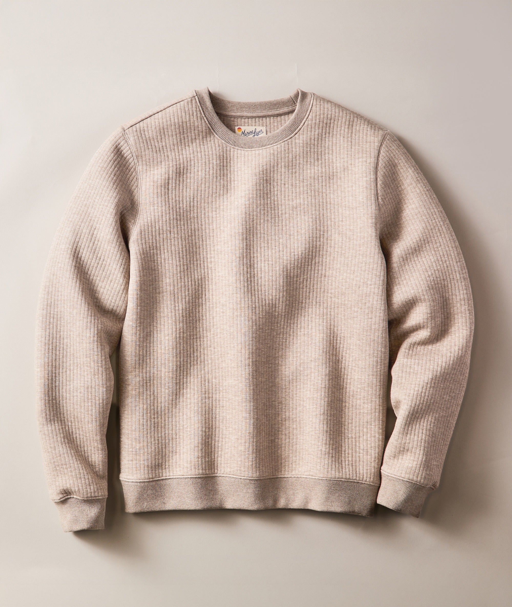 Corbet Quilted Crewneck