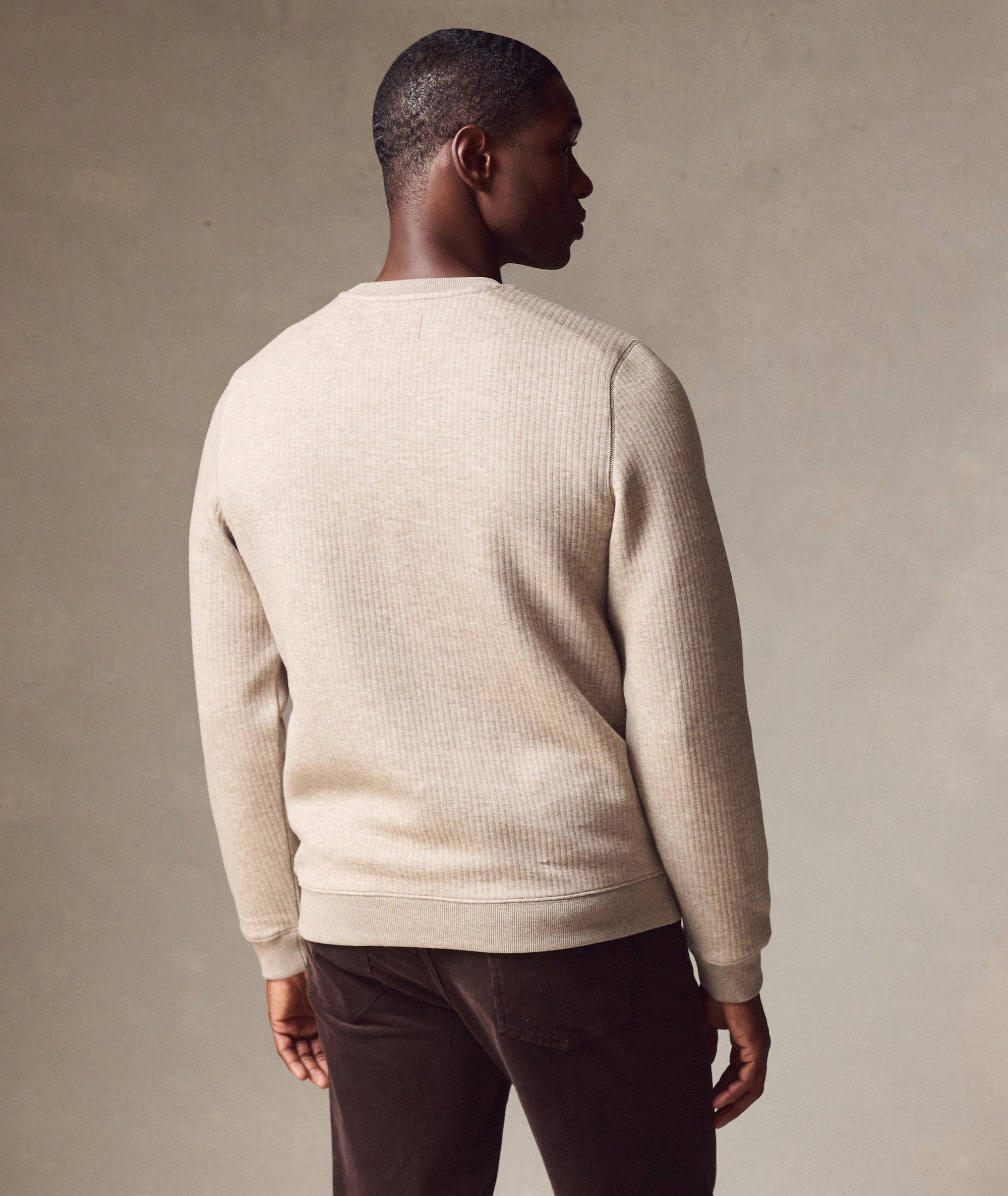 Corbet Quilted Crewneck