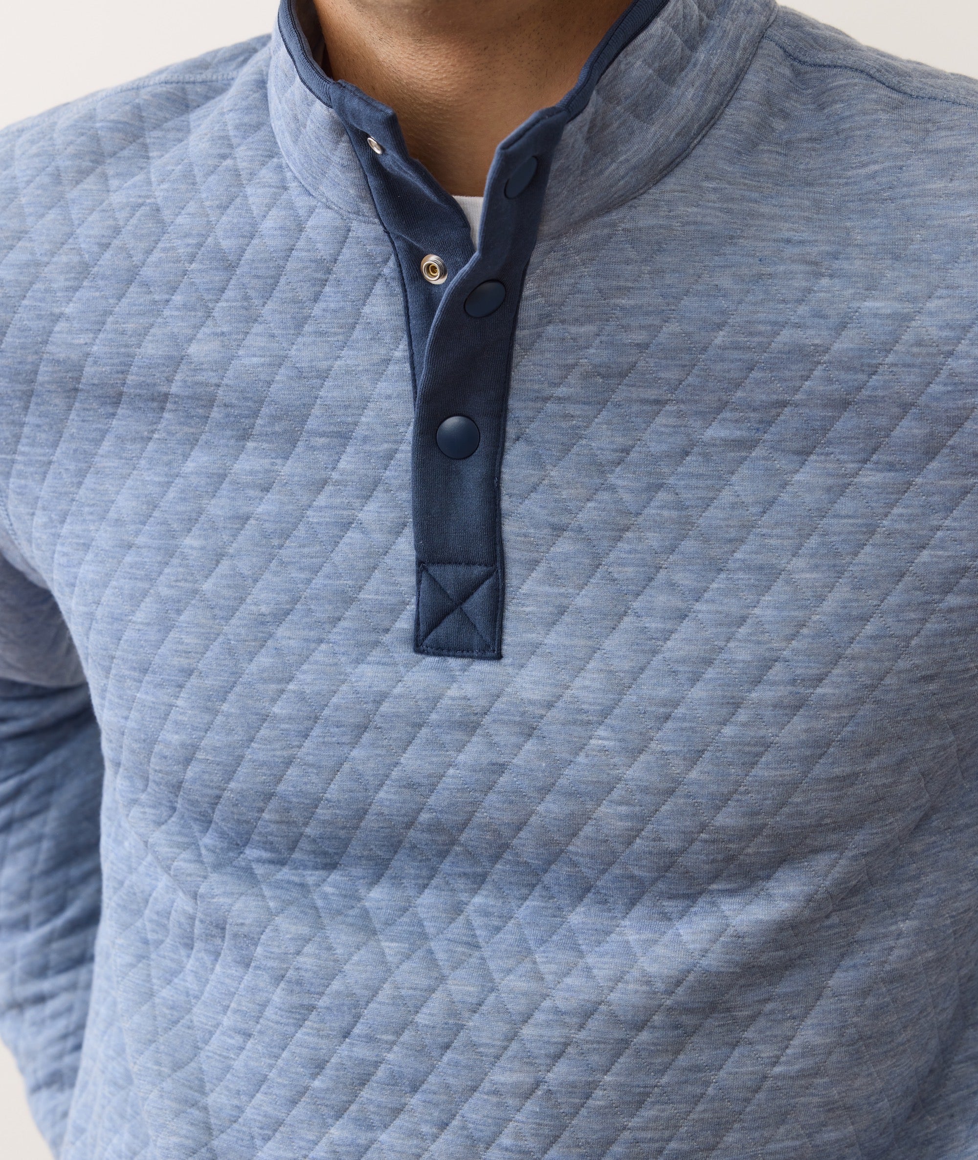 Corbet Quilted Reversible Pullover