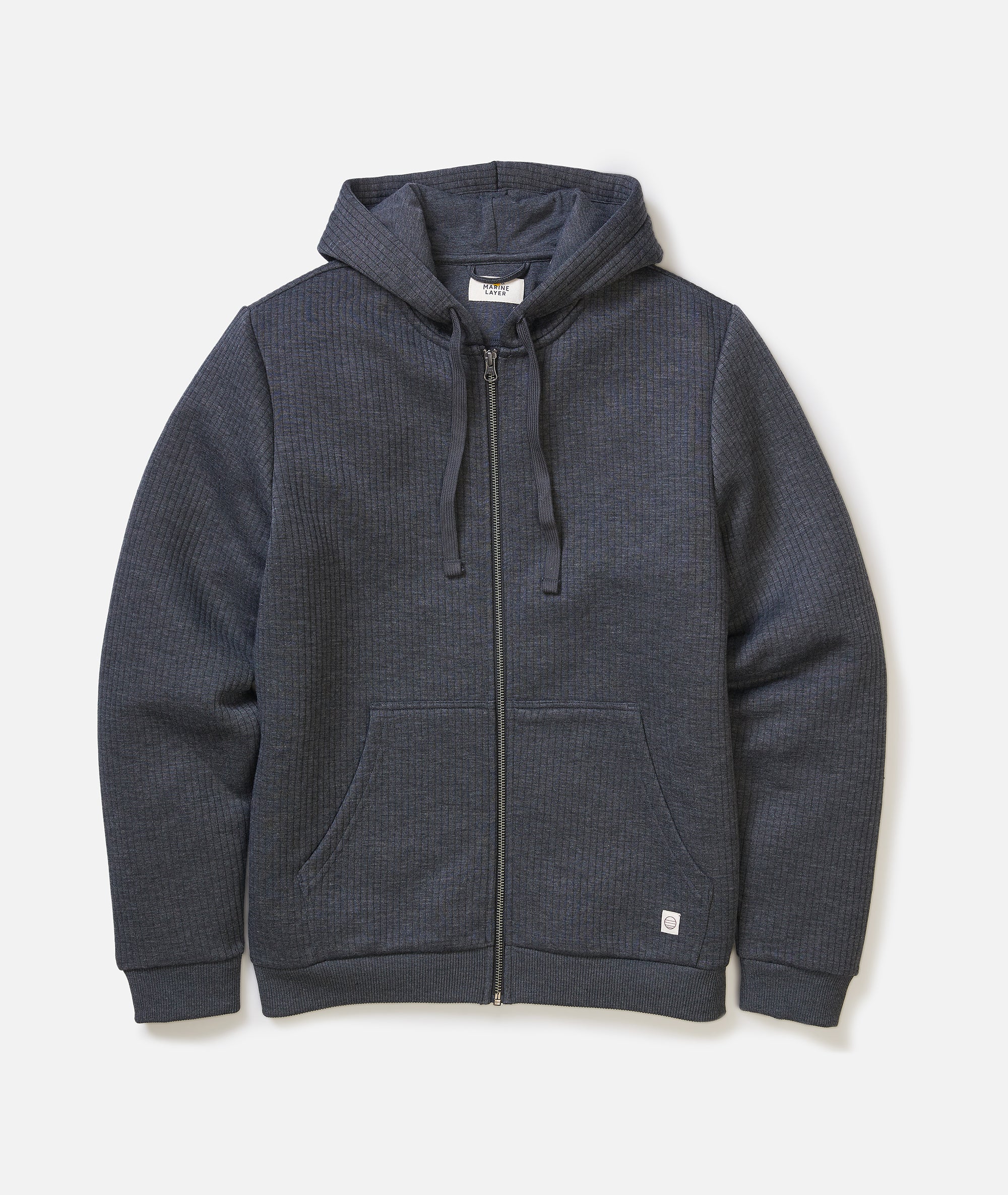 Corbet Quilted Zip Hoodie