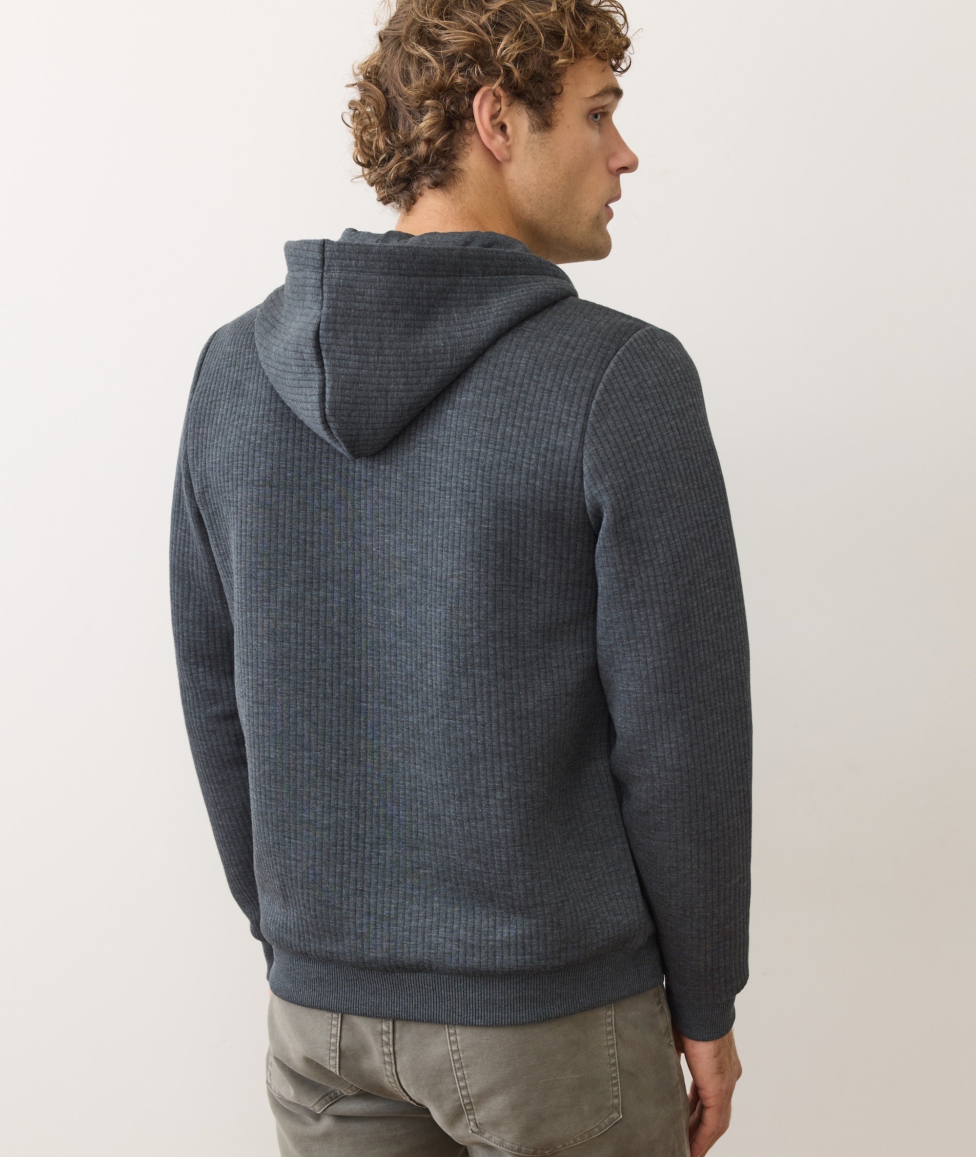 Corbet Quilted Zip Hoodie