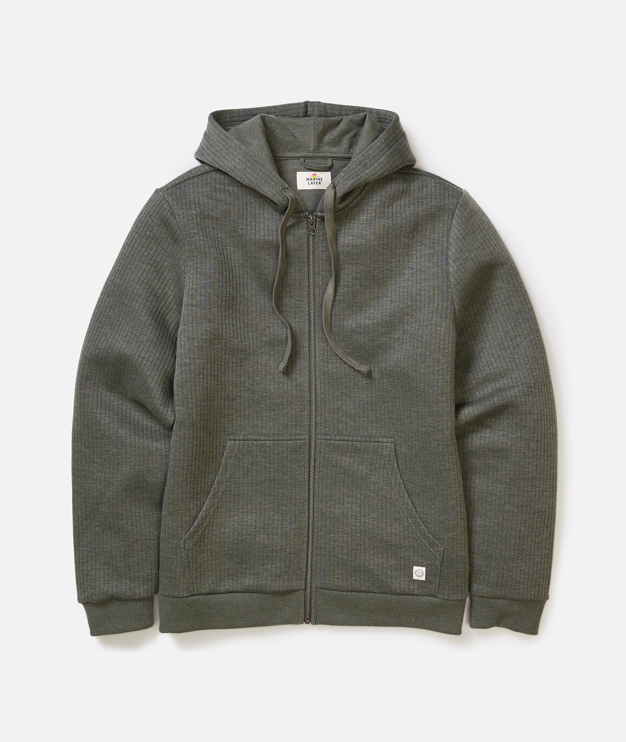 Corbet Quilted Zip Hoodie