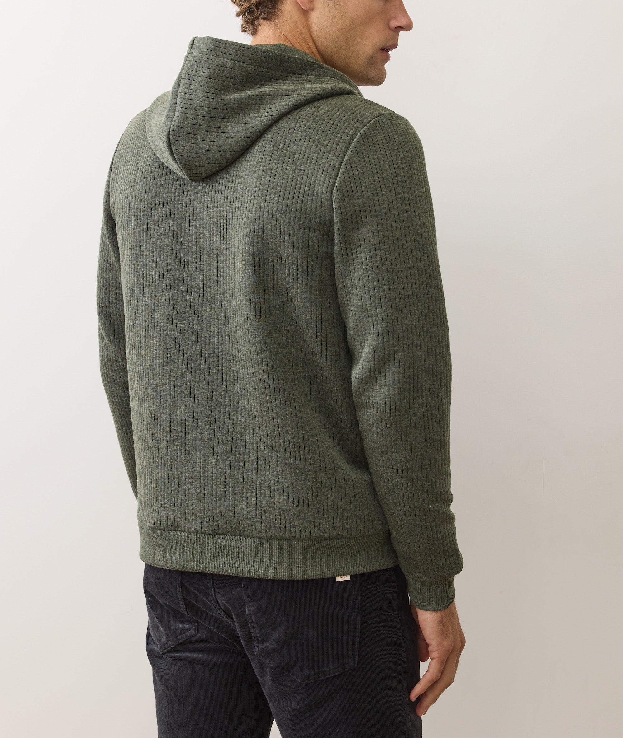 Corbet Quilted Zip Hoodie