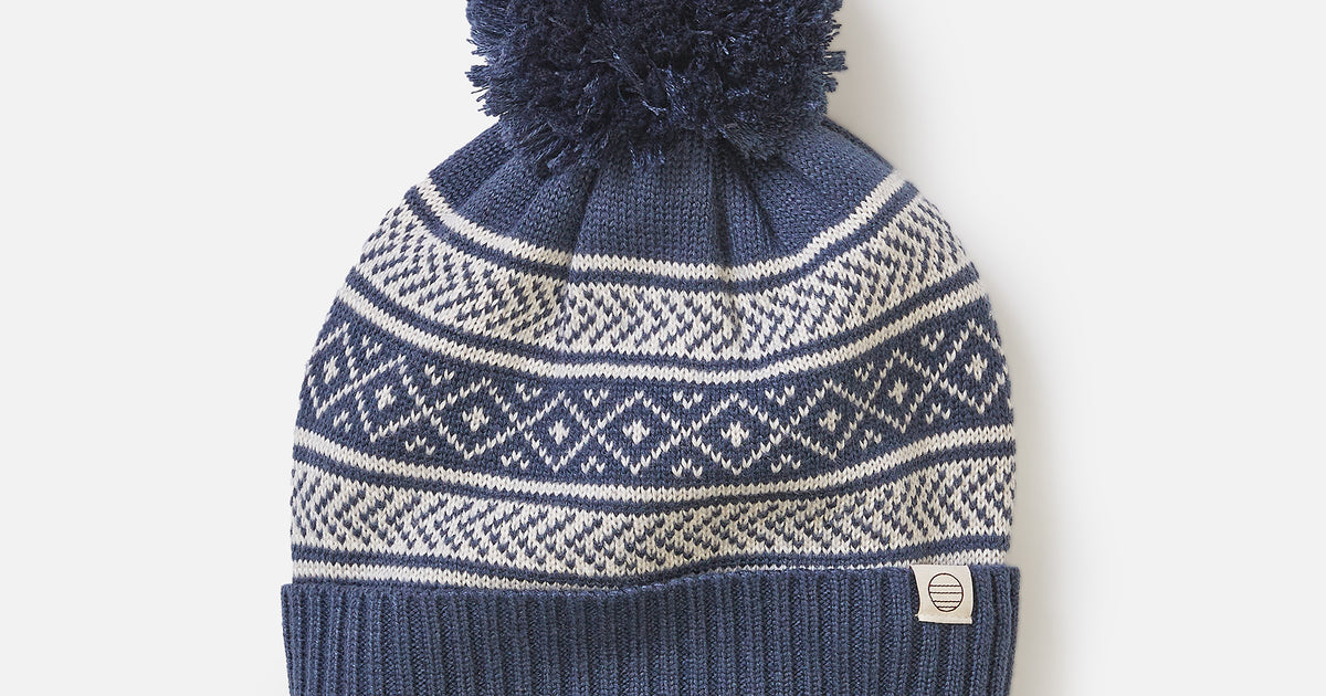 Fair Isle Pom Beanie – Marine Layer