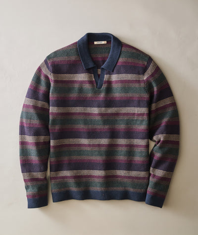 Liam Long Sleeve Sweater Polo