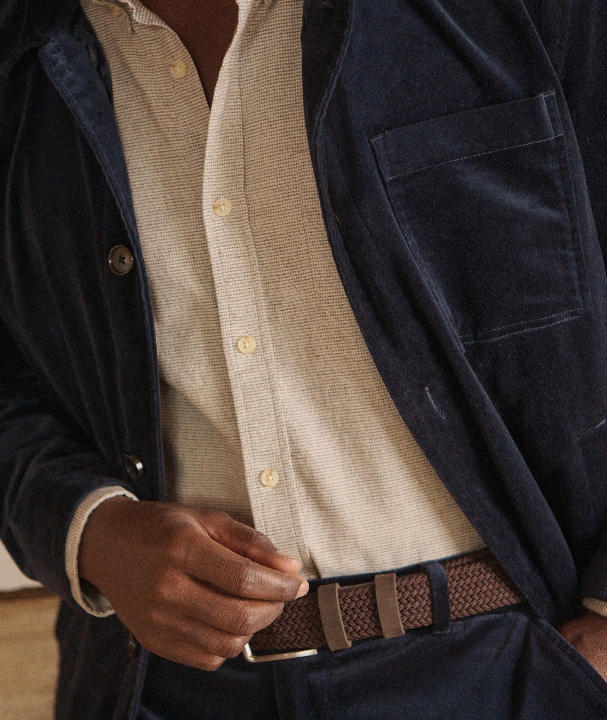 Lorenzo Velvet Overshirt