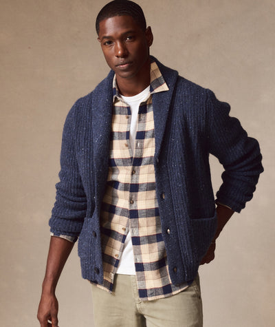Coastal Merino Shawl Cardigan