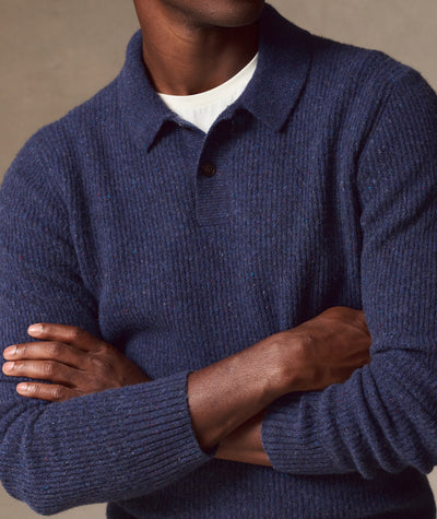 Coastal Merino Sweater Polo