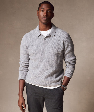 Coastal Merino Sweater Polo