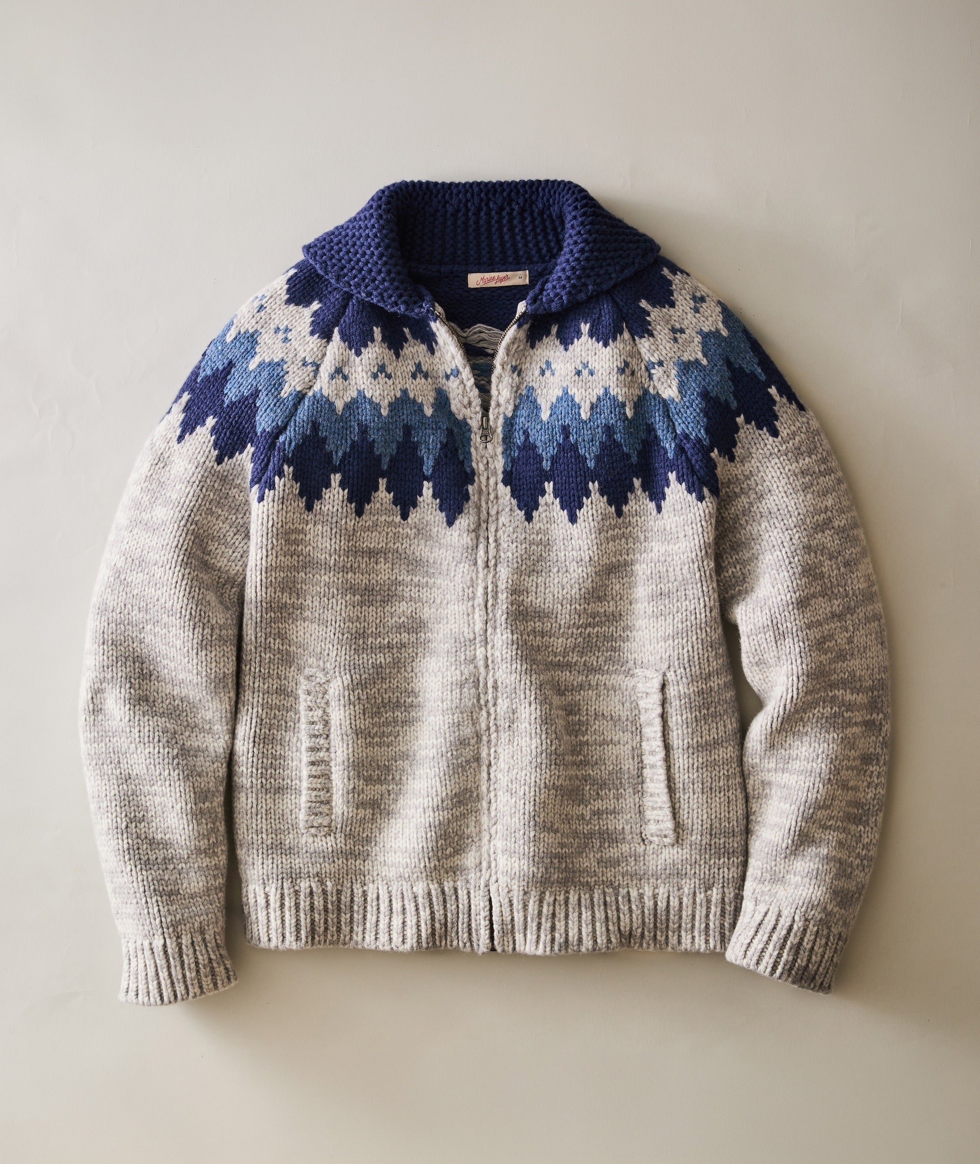 Nordic Fair Isle Sweater Jacket
