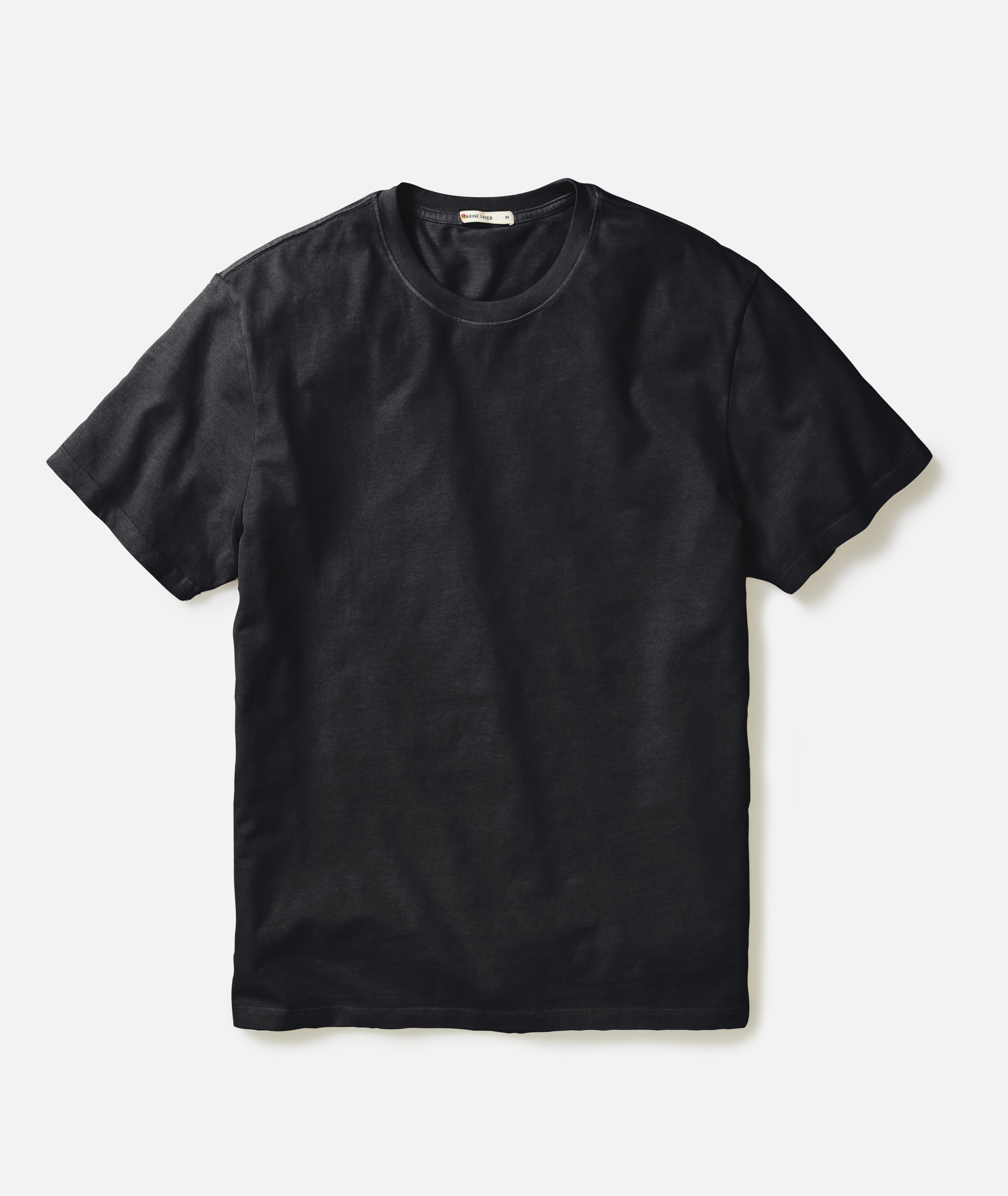 Men's Cloud 9 Sueded Jersey Tee in Black