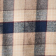 Navy Tan Buffalo Windowpane