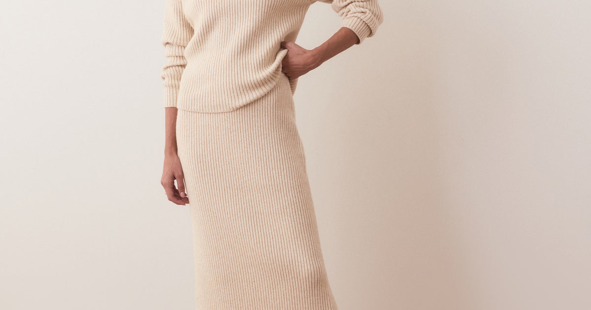Isla Short Sleeve Sweater - Green Hue Stripe main image 0