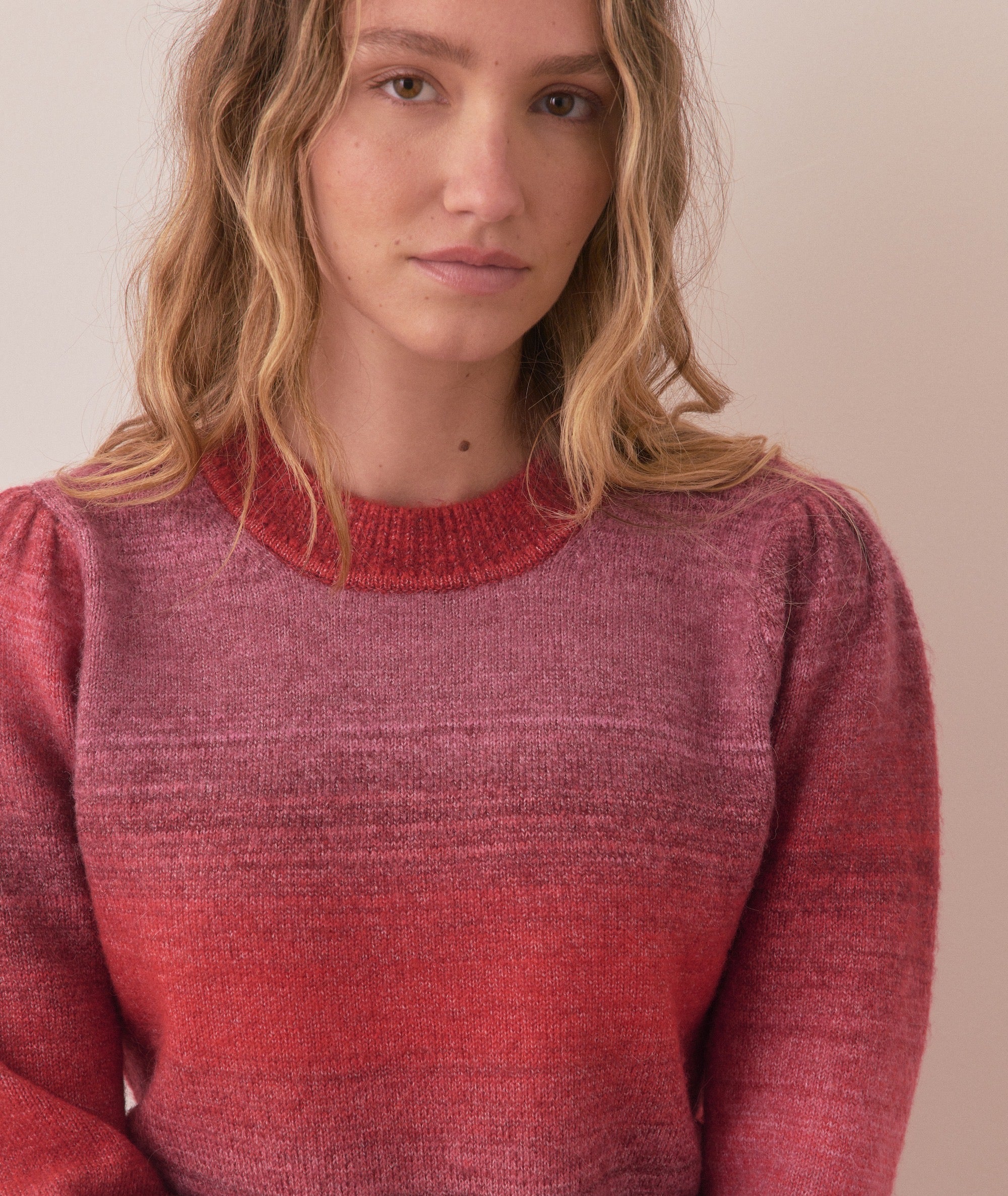 Alma Puff Sleeve Sweater Marine Layer