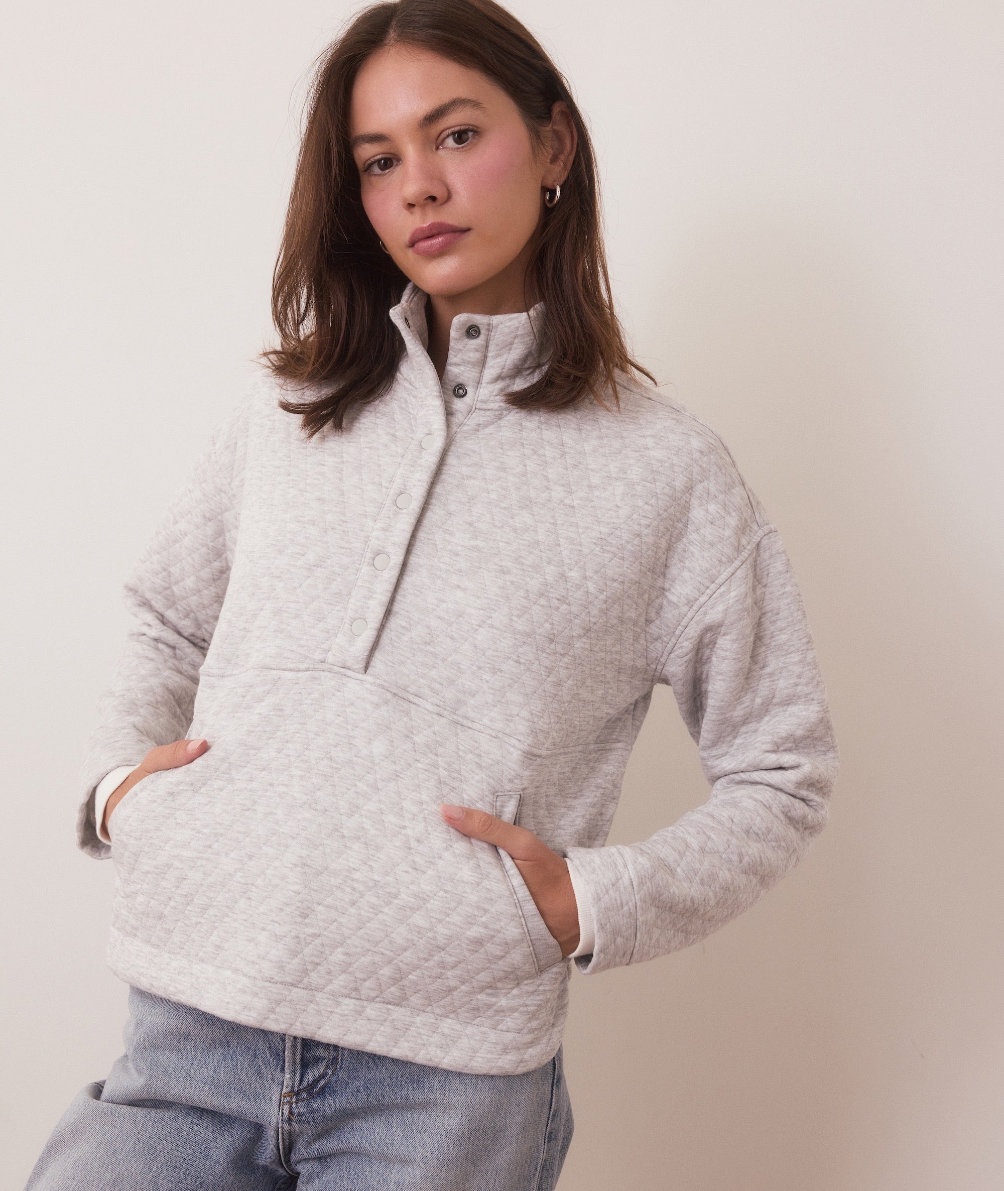 Corbet Funnel Neck Pullover Marine Layer