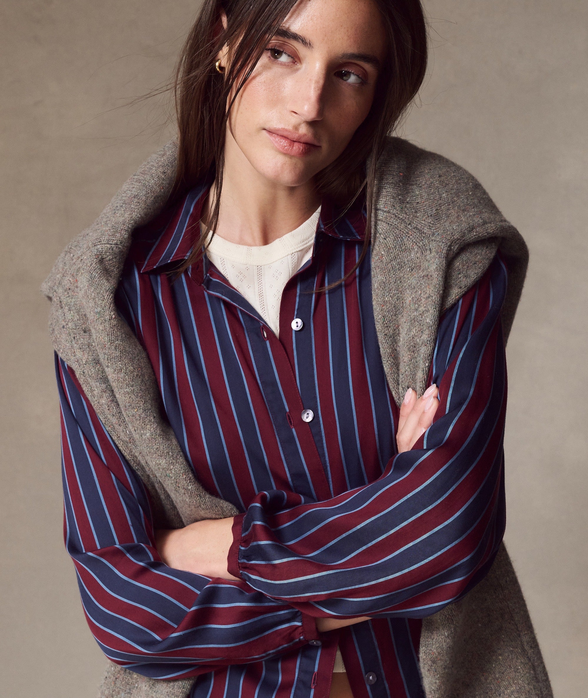 Bella Better-than-Silk Button Down