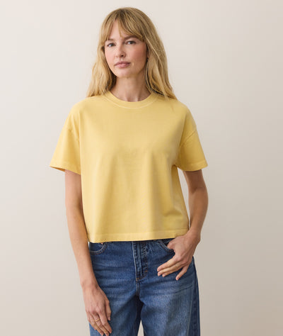Luxe Sueded Tee