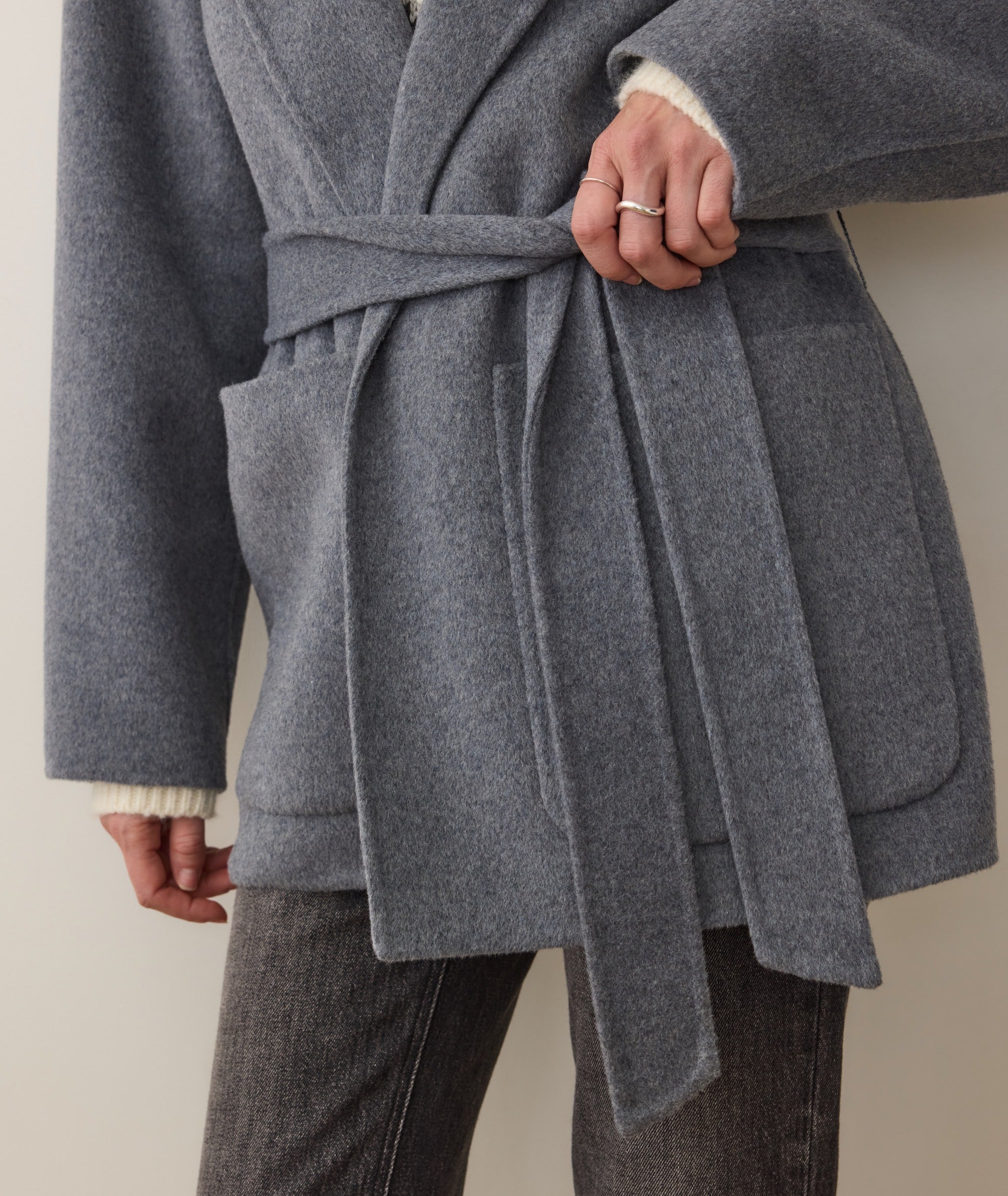 Lia Wool Robe Coat