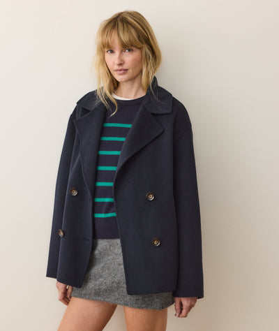 Valentina Wool Peacoat