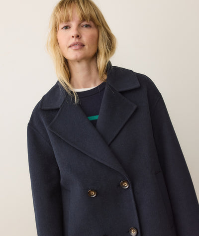 Valentina Wool Peacoat