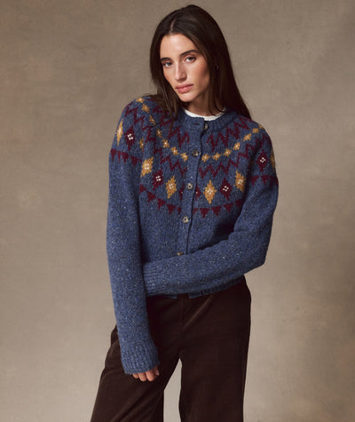 Donegal Fair Isle Cardigan