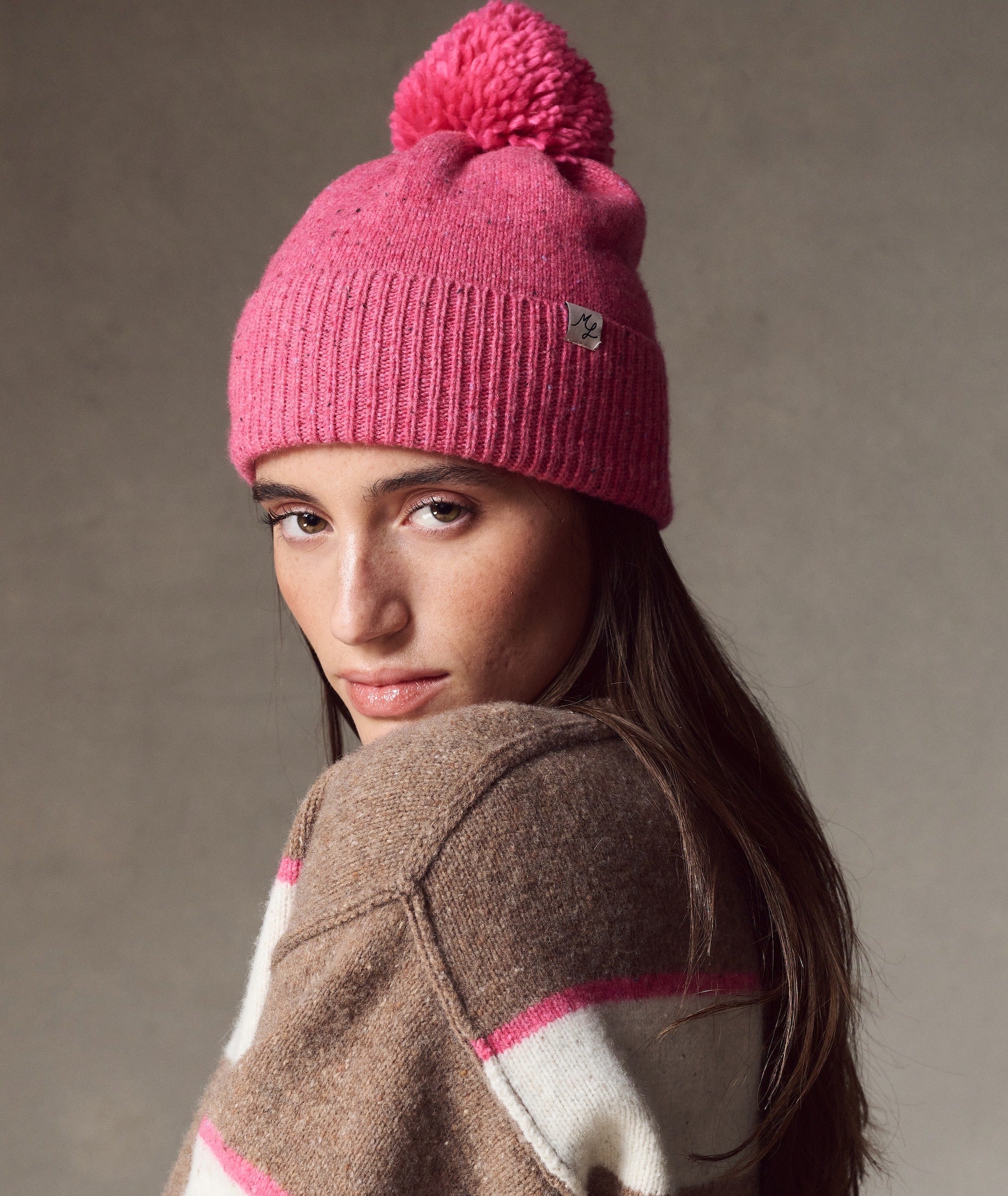 Coastal Merino Pom Beanie