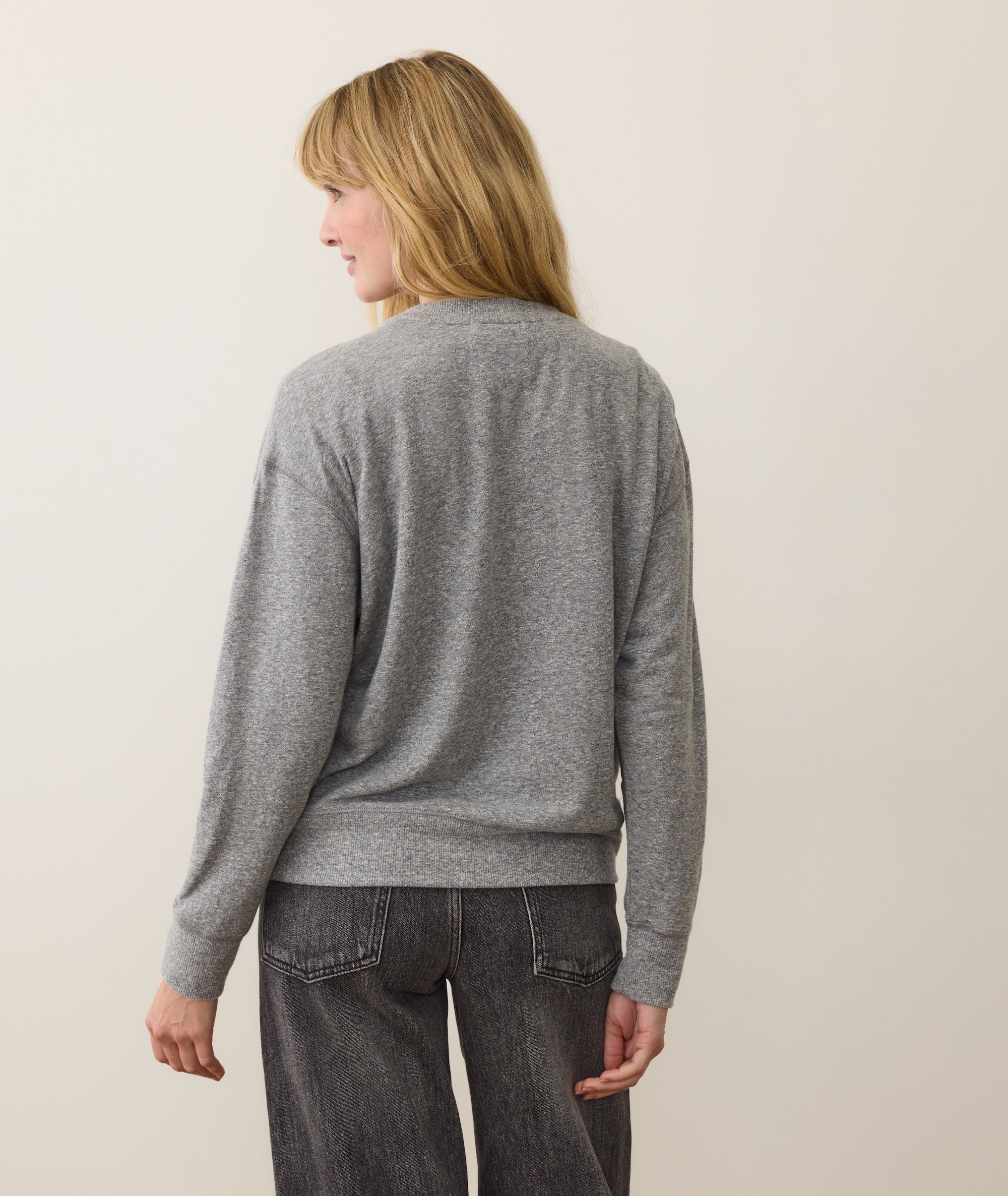 Double Knit Oversized Crew