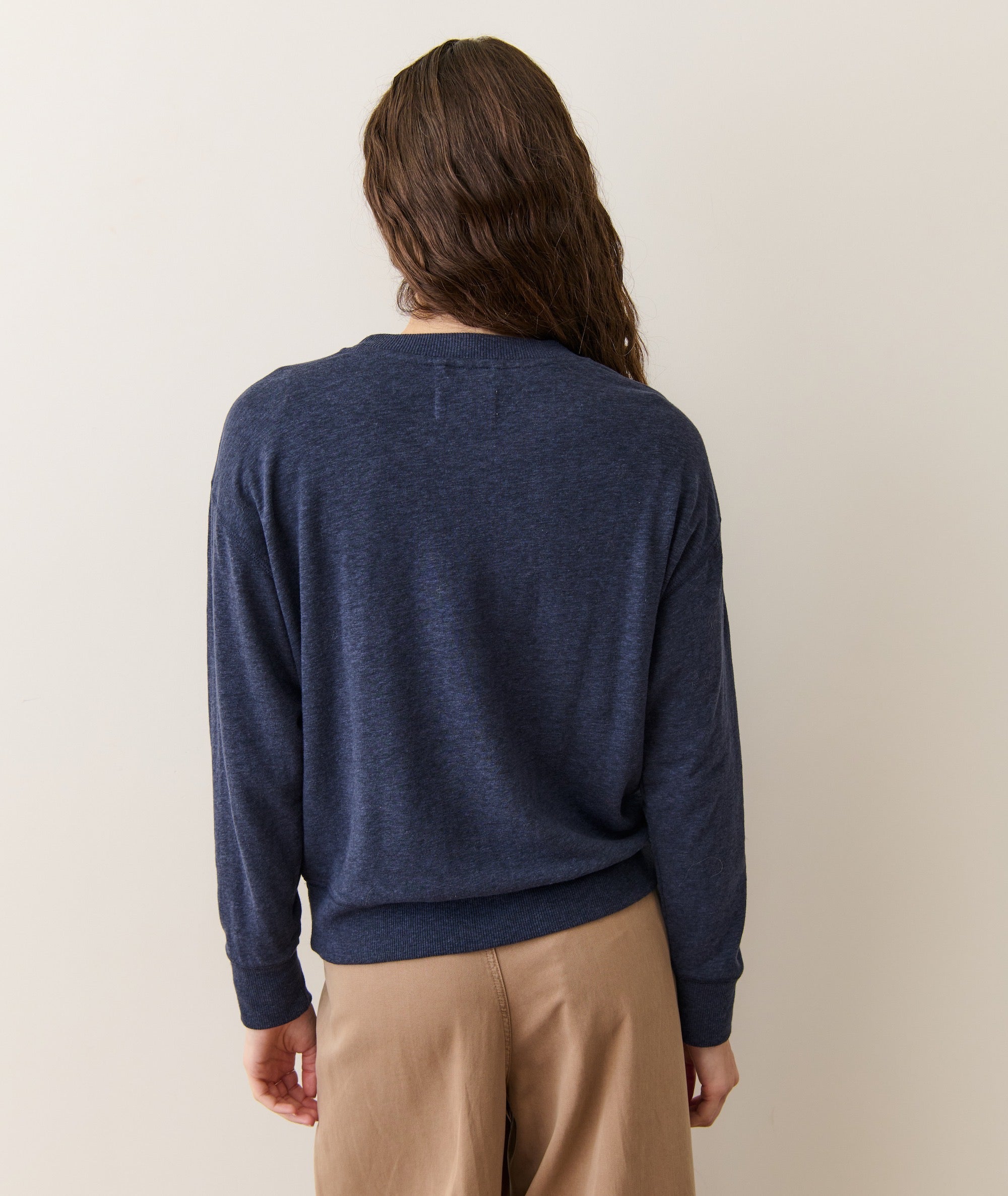 Double Knit Oversized Crew