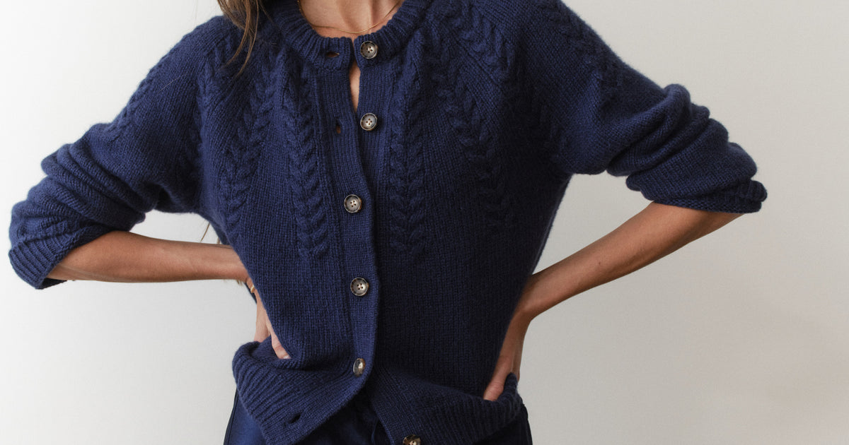 Everly Cable Knit Cardigan – Marine Layer
